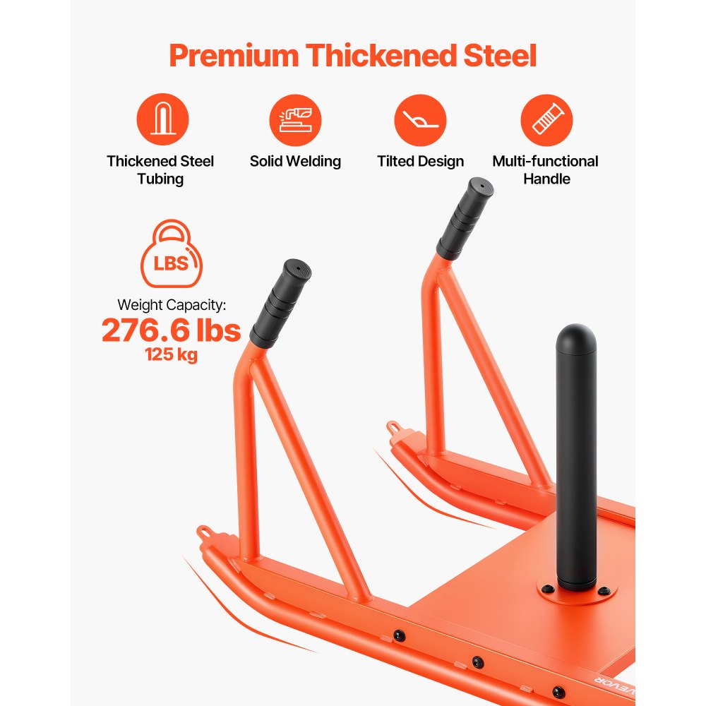 Έλκηθρο Βαρών VEVOR, Ατσάλινο Έλκηθρο Ισχύος, Έλκηθρα Γυμναστικής για Βελτίωση Ταχύτητας Αθλητικής Άσκησης, Εξοπλισμός Γυμναστικής με Λαβή, Συμβατό με Πλάκες Βαρών 25/51 mm, Πορτοκαλί Έλκηθρο Βαρών VEVOR, Ατσάλινο Έλκηθρο Ισχύος, Έλκηθρα Γυμναστικής για Βελτίωση Ταχύτητας Αθλητικής Άσκησης, Εξοπλισμός Γυμναστικής με Λαβή, Συμβατό με Πλάκες Βαρών 25/51 mm, Πορτοκαλί