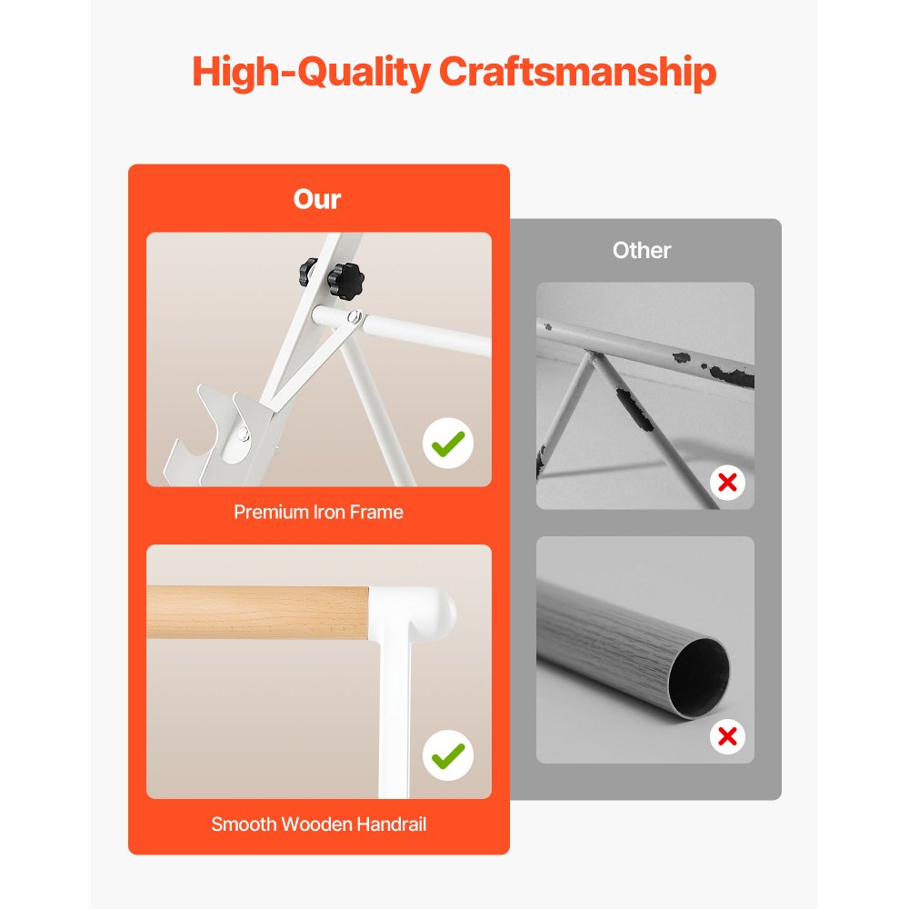 Μπάρα μπαλέτου VEVOR, Ανεξάρτητη φορητή μπάρα μπαλέτου, Εξοπλισμός άσκησης για κοιλιακούς, χέρια, δύναμη και καρδιοαναπνευστική άσκηση, Εύκολη αποθήκευση, πτυσσόμενες μπάρα χορού για διατάσεις, ρυθμιζόμενο ύψος 4 επιπέδων Μπάρα μπαλέτου VEVOR, Ανεξάρτητη φορητή μπάρα μπαλέτου, Εξοπλισμός άσκησης για κοιλιακούς, χέρια, δύναμη και καρδιοαναπνευστική άσκηση, Εύκολη αποθήκευση, πτυσσόμενες μπάρα χορού για διατάσεις, ρυθμιζόμενο ύψος 4 επιπέδων