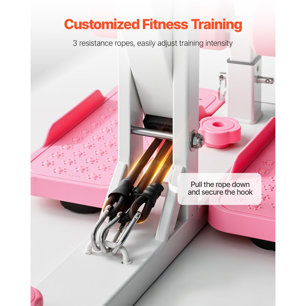 Μηχανή βαθιών καθισμάτων VEVOR, Ρυθμιζόμενο μηχάνημα εκγύμνασης γλουτών με 3 ζώνες αντίστασης υψηλής αντοχής, Πτυσσόμενος κορμός για πόδια και γλουτούς, Εξοπλισμός άσκησης με push-ups στο γυμναστήριο στο σπίτι, ροζ + λευκό Μηχανή βαθιών καθισμάτων VEVOR, Ρυθμιζόμενο μηχάνημα εκγύμνασης γλουτών με 3 ζώνες αντίστασης υψηλής αντοχής, Πτυσσόμενος κορμός για πόδια και γλουτούς, Εξοπλισμός άσκησης με push-ups στο γυμναστήριο στο σπίτι, ροζ + λευκό