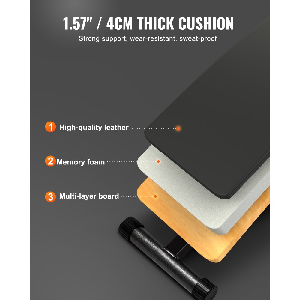 Πάγκος κοιλιακών VEVOR, πτυσσόμενος καμπύλος πάγκος κοιλιακών με 5 ρυθμιζόμενες ρυθμίσεις ύψους, ανθεκτικός χάλυβας, αντιολισθητικός σχεδιασμός, χωρητικότητα 226 κιλών για προπονήσεις γυμναστικής στο σπίτι, προπόνηση ενδυνάμωσης, ολόκληρους μύες σώματος Πάγκος κοιλιακών VEVOR, πτυσσόμενος καμπύλος πάγκος κοιλιακών με 5 ρυθμιζόμενες ρυθμίσεις ύψους, ανθεκτικός χάλυβας, αντιολισθητικός σχεδιασμός, χωρητικότητα 226 κιλών για προπονήσεις γυμναστικής στο σπίτι, προπόνηση ενδυνάμωσης, ολόκληρους μύες σώματος