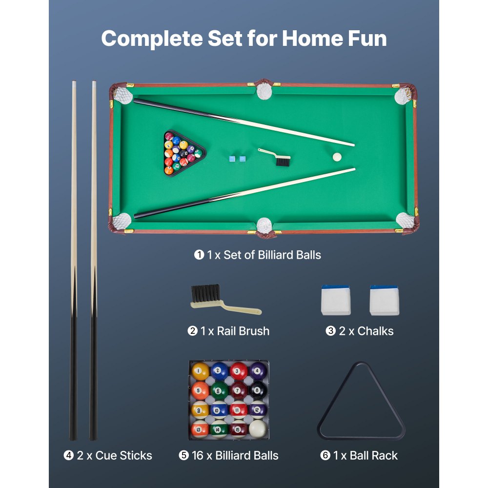 Πτυσσόμενο τραπέζι μπιλιάρδου VEVOR, φορητά τραπέζια μπιλιάρδου 140cm, πτυσσόμενο σετ παιχνιδιών ψυχαγωγίας που εξοικονομεί χώρο και περιλαμβάνει μπάλα, στέκα, βάση, κιμωλία, βούρτσα, καφέ με ύφασμα Bule, για οικογενειακή χρήση, αίθουσα αναψυχής Πτυσσόμενο τραπέζι μπιλιάρδου VEVOR, φορητά τραπέζια μπιλιάρδου 140cm, πτυσσόμενο σετ παιχνιδιών ψυχαγωγίας που εξοικονομεί χώρο και περιλαμβάνει μπάλα, στέκα, βάση, κιμωλία, βούρτσα, καφέ με ύφασμα Bule, για οικογενειακή χρήση, αίθουσα αναψυχής