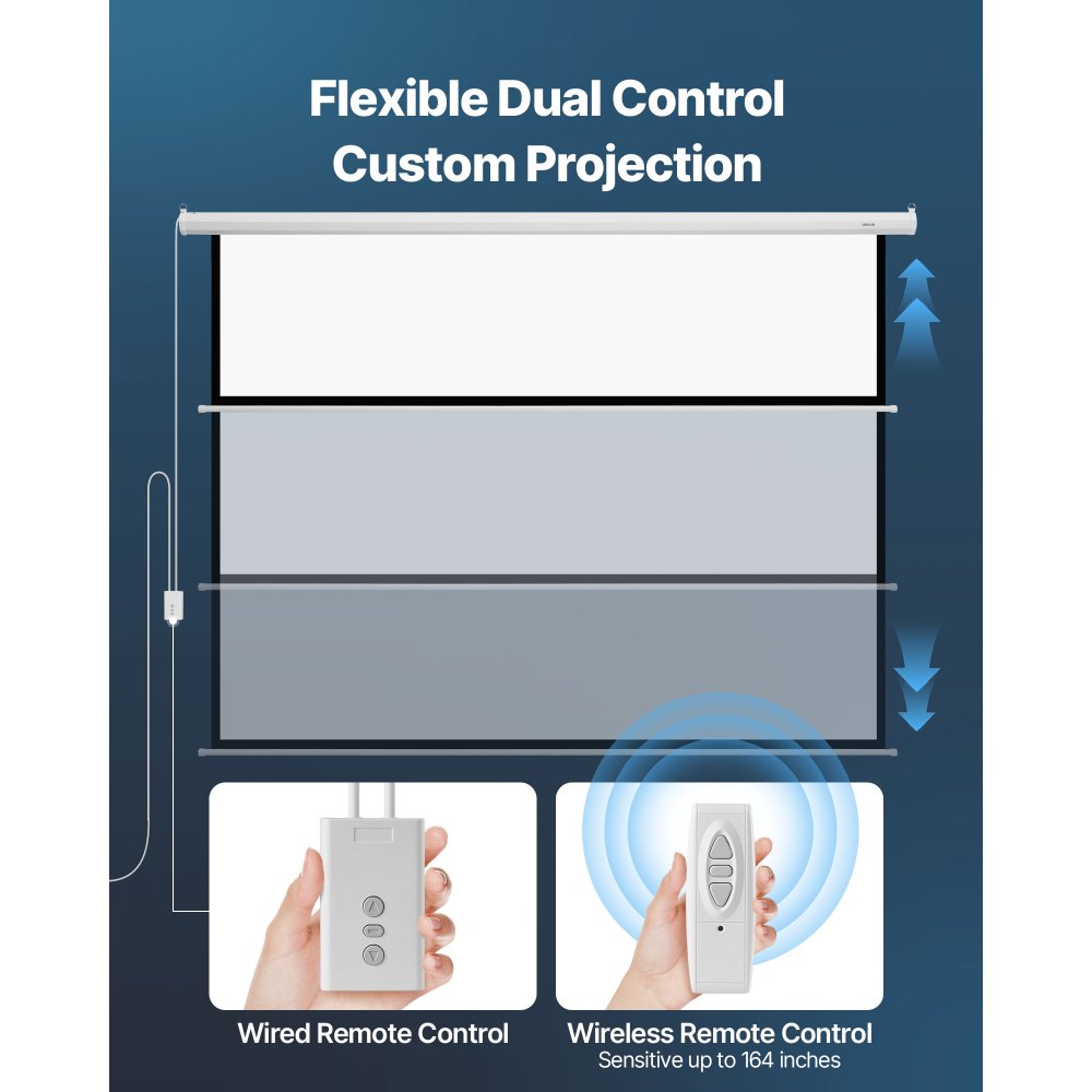 Οθόνη Προβολέα VEVOR με Μηχανοκίνητο Κινητό, Ηλεκτρική Οθόνη Προβολέα HD 1080 3048 mm 4:3, Επιτοίχιος Προβολέας με Τηλεχειριστήριο, Αυτόματη Οθόνη Ταινίας για Οικογενειακό Γραφείο, Κινηματογράφο Οθόνη Προβολέα VEVOR με Μηχανοκίνητο Κινητό, Ηλεκτρική Οθόνη Προβολέα HD 1080 3048 mm 4:3, Επιτοίχιος Προβολέας με Τηλεχειριστήριο, Αυτόματη Οθόνη Ταινίας για Οικογενειακό Γραφείο, Κινηματογράφο