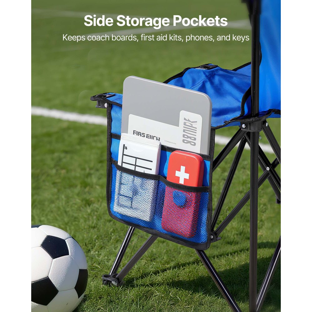 Φορητός Πτυσσόμενος Πάγκος VEVOR, Πτυσσόμενος Πάγκος Ποδοσφαίρου 8 Θέσεων με Πλαϊνές Τσέπες και Τσάντα Μεταφοράς, Ελαφρύ Πλαϊνό Καθιστικό με Πλάτη για Ποδόσφαιρο, Μπέιζμπολ, Κάμπινγκ, Υπαίθριες Εκδηλώσεις, Μπλε Φορητός Πτυσσόμενος Πάγκος VEVOR, Πτυσσόμενος Πάγκος Ποδοσφαίρου 8 Θέσεων με Πλαϊνές Τσέπες και Τσάντα Μεταφοράς, Ελαφρύ Πλαϊνό Καθιστικό με Πλάτη για Ποδόσφαιρο, Μπέιζμπολ, Κάμπινγκ, Υπαίθριες Εκδηλώσεις, Μπλε