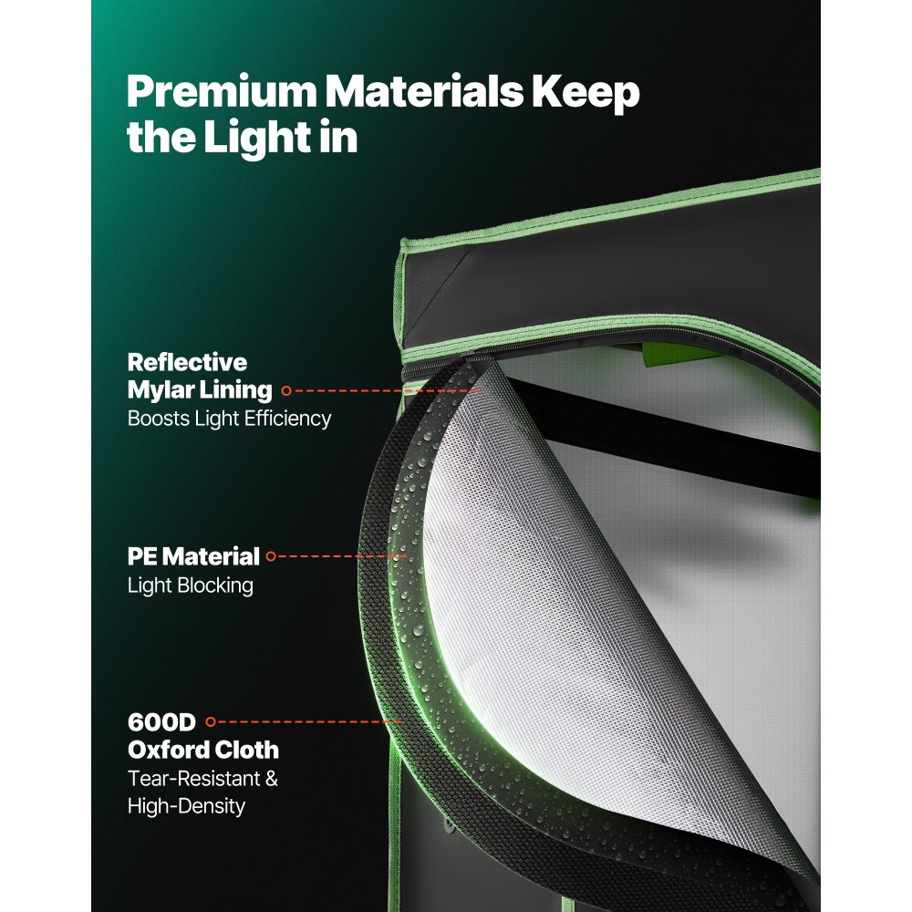 Σκηνή Εσωτερικής Καλλιέργειας VEVOR, 60 x 60 x 180 cm, 600D Υψηλής Ανακλαστικότητας Mylar, Σκηνή Εσωτερικών Φυτών με Παράθυρο Παρατήρησης, Δίσκο Δαπέδου & Φερμουάρ, Βαρέως Τύπου Σκηνές Καλλιέργειας για Φρούτα και Άνθη Λαχανικών Σκηνή Εσωτερικής Καλλιέργειας VEVOR, 60 x 60 x 180 cm, 600D Υψηλής Ανακλαστικότητας Mylar, Σκηνή Εσωτερικών Φυτών με Παράθυρο Παρατήρησης, Δίσκο Δαπέδου & Φερμουάρ, Βαρέως Τύπου Σκηνές Καλλιέργειας για Φρούτα και Άνθη Λαχανικών