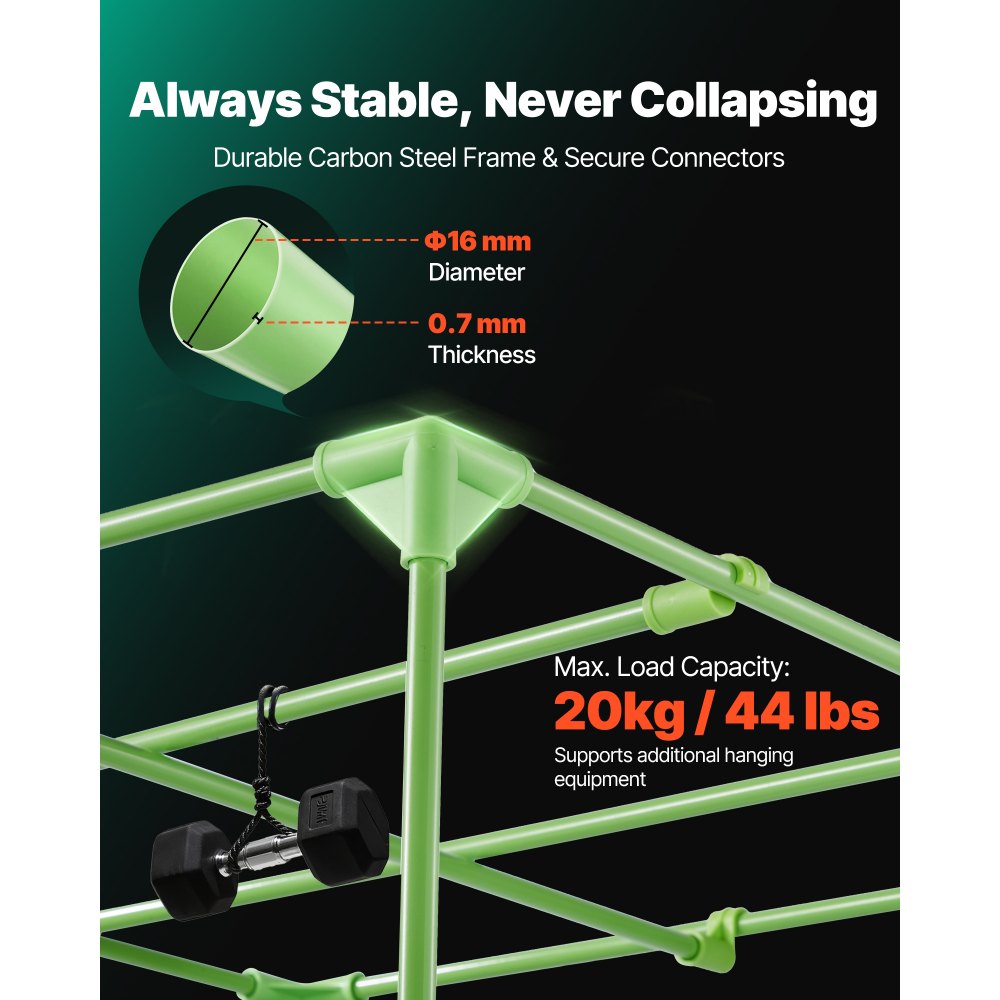 Σκηνή Εσωτερικής Καλλιέργειας VEVOR, 80 x 80 x 180 cm, 600D Υψηλής Ανακλαστικότητας Mylar, Σκηνή Εσωτερικών Φυτών με Παράθυρο Παρατήρησης, Δίσκο Δαπέδου & Φερμουάρ, Βαρέως Τύπου Σκηνές Καλλιέργειας για Φρούτα και Άνθη Λαχανικών Σκηνή Εσωτερικής Καλλιέργειας VEVOR, 80 x 80 x 180 cm, 600D Υψηλής Ανακλαστικότητας Mylar, Σκηνή Εσωτερικών Φυτών με Παράθυρο Παρατήρησης, Δίσκο Δαπέδου & Φερμουάρ, Βαρέως Τύπου Σκηνές Καλλιέργειας για Φρούτα και Άνθη Λαχανικών