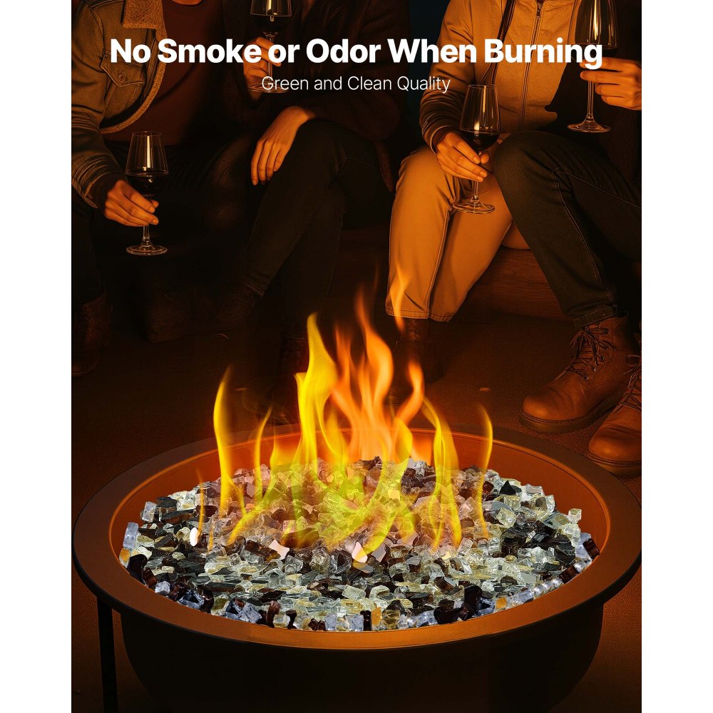 Πυρίμαχο γυαλί VEVOR, 10 λίβρες / 4,5 κιλά ανθεκτικά σε υψηλές θερμοκρασίες τζάκια, ανακλαστική γυάλινη πέτρα τζακιού 1/2 ίντσας / 12,7 mm, πέτρα υψηλής στιλπνότητας για τραπέζι τζακιού, χαλκός + διαφανές + χρυσός Πυρίμαχο γυαλί VEVOR, 10 λίβρες / 4,5 κιλά ανθεκτικά σε υψηλές θερμοκρασίες τζάκια, ανακλαστική γυάλινη πέτρα τζακιού 1/2 ίντσας / 12,7 mm, πέτρα υψηλής στιλπνότητας για τραπέζι τζακιού, χαλκός + διαφανές + χρυσός