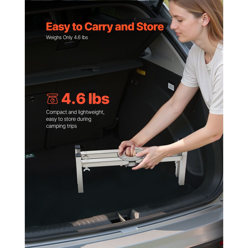 Βάση φωτιάς VEVOR, ρυθμιζόμενο τέντωμα 38-68,6 cm με 4 ροδάκια, βάση φωτιάς για σόμπα, φωτιά Ranger Yukon και άλλες εξωτερικές εστίες, αξεσουάρ τζακιού από ανοξείδωτο ατσάλι για κάμπινγκ Βάση φωτιάς VEVOR, ρυθμιζόμενο τέντωμα 38-68,6 cm με 4 ροδάκια, βάση φωτιάς για σόμπα, φωτιά Ranger Yukon και άλλες εξωτερικές εστίες, αξεσουάρ τζακιού από ανοξείδωτο ατσάλι για κάμπινγκ