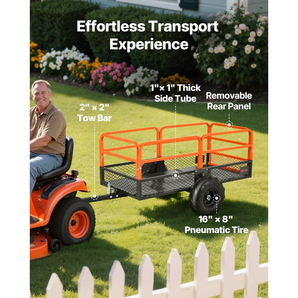 Τρέιλερ VEVOR Garden Utility, 22 κυβικά πόδια και 725 κιλά, Τρέιλερ ATV UTV, Ρυμουλκούμενα με ανατρεπόμενο χάλυβα, Αφαιρούμενο πίσω πάνελ, Ρυμουλκούμενα βαρέως τύπου με τράβηγμα πίσω από την αυλή για χλοοκοπτικό, τρακτέρ, απορρίμματα κήπου Τρέιλερ VEVOR Garden Utility, 22 κυβικά πόδια και 725 κιλά, Τρέιλερ ATV UTV, Ρυμουλκούμενα με ανατρεπόμενο χάλυβα, Αφαιρούμενο πίσω πάνελ, Ρυμουλκούμενα βαρέως τύπου με τράβηγμα πίσω από την αυλή για χλοοκοπτικό, τρακτέρ, απορρίμματα κήπου