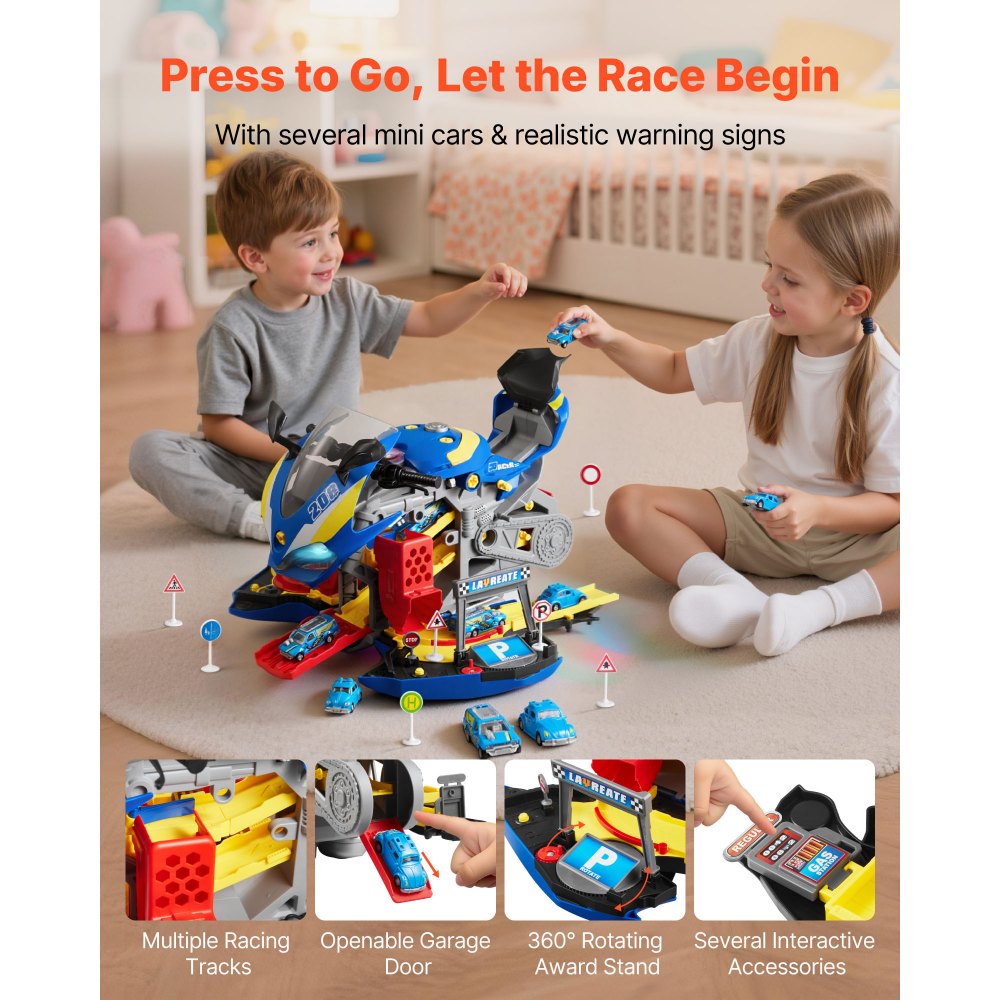 Παιχνίδι Μηχανής Μοτοσικλέτας VEVOR, 25 Τεμάχια, Παιχνίδι Μηχανικού Μοτοσικλέτας με Αφαιρούμενα Μέρη, Φώτα & Ήχους, Προσομοίωση Οδήγησης & Αγώνων Πίστας, Σετ Εργαστηρίου Μηχανικού για Παιδιά 3 Ετών και Άνω, Μπλε Παιχνίδι Μηχανής Μοτοσικλέτας VEVOR, 25 Τεμάχια, Παιχνίδι Μηχανικού Μοτοσικλέτας με Αφαιρούμενα Μέρη, Φώτα & Ήχους, Προσομοίωση Οδήγησης & Αγώνων Πίστας, Σετ Εργαστηρίου Μηχανικού για Παιδιά 3 Ετών και Άνω, Μπλε