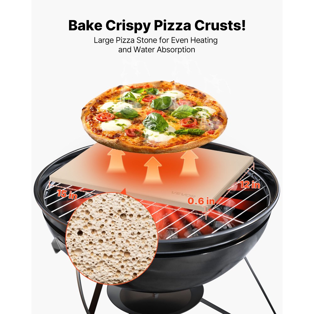 Πέτρα πίτσας VEVOR, ορθογώνια πέτρα πίτσας από κορδιερίτη 38 x 30 cm, πολύ μεγάλη πέτρα ψησίματος με ξύστρα, πάχους 15 mm ανθεκτικό στη θερμότητα κορδιερίτη, για φούρνο κουζίνας, ψήσιμο ψωμιού και πίτσας, ψήσιμο στη σχάρα BBQ Πέτρα πίτσας VEVOR, ορθογώνια πέτρα πίτσας από κορδιερίτη 38 x 30 cm, πολύ μεγάλη πέτρα ψησίματος με ξύστρα, πάχους 15 mm ανθεκτικό στη θερμότητα κορδιερίτη, για φούρνο κουζίνας, ψήσιμο ψωμιού και πίτσας, ψήσιμο στη σχάρα BBQ