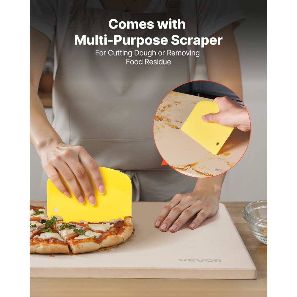Πέτρα πίτσας VEVOR, ορθογώνια πέτρα πίτσας από κορδιερίτη 508 x 355 mm, πολύ μεγάλη πέτρα ψησίματος με ξύστρα PP, πάχους 17 mm ανθεκτικό στη θερμότητα κορδιερίτη, για φούρνο, ψήσιμο ψωμιού και πίτσας, ψήσιμο στη σχάρα BBQ Πέτρα πίτσας VEVOR, ορθογώνια πέτρα πίτσας από κορδιερίτη 508 x 355 mm, πολύ μεγάλη πέτρα ψησίματος με ξύστρα PP, πάχους 17 mm ανθεκτικό στη θερμότητα κορδιερίτη, για φούρνο, ψήσιμο ψωμιού και πίτσας, ψήσιμο στη σχάρα BBQ