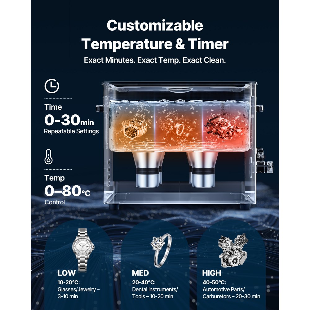 VEVOR 15L Υπερήχων Καθαριστικό, Επαγγελματικό Υπερήχων Καθαριστικό με Καλάθι Καθαρισμού & Ψηφιακή Οθόνη, Βιομηχανικό Καθαριστικό Μηχανής από Ανοξείδωτο Ατσάλι 240W 40kHz για Ανταλλακτικά, Καρμπυρατέρ, Όργανα VEVOR 15L Υπερήχων Καθαριστικό, Επαγγελματικό Υπερήχων Καθαριστικό με Καλάθι Καθαρισμού & Ψηφιακή Οθόνη, Βιομηχανικό Καθαριστικό Μηχανής από Ανοξείδωτο Ατσάλι 240W 40kHz για Ανταλλακτικά, Καρμπυρατέρ, Όργανα