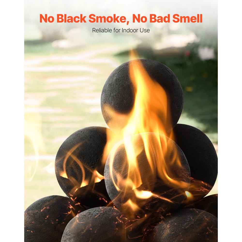 Κεραμικές μπάλες φωτιάς VEVOR, 100 mm 12 τεμάχια στρογγυλές πέτρες φωτιάς, επαναχρησιμοποιήσιμες πέτρες λάβας για εσωτερική και εξωτερική χρήση, διακοσμητικές πέτρες φωτιάς για τζάκι προπανίου/αερίου, σόμπα, αυλή, κάμπινγκ, μαύρες Κεραμικές μπάλες φωτιάς VEVOR, 100 mm 12 τεμάχια στρογγυλές πέτρες φωτιάς, επαναχρησιμοποιήσιμες πέτρες λάβας για εσωτερική και εξωτερική χρήση, διακοσμητικές πέτρες φωτιάς για τζάκι προπανίου/αερίου, σόμπα, αυλή, κάμπινγκ, μαύρες