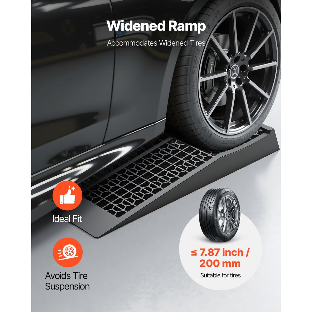 Ράμπες αυτοκινήτων VEVOR, 4 τεμάχια με μικτό βάρος 9072 kg, ύψος ανύψωσης 65 mm, φορητές ράμπες χαμηλού προφίλ για συντήρηση γκαράζ σπιτιού και αλλαγή λαδιών, βαρέως τύπου για οχήματα χαμηλού σασί και γρύλο στήριξης Ράμπες αυτοκινήτων VEVOR, 4 τεμάχια με μικτό βάρος 9072 kg, ύψος ανύψωσης 65 mm, φορητές ράμπες χαμηλού προφίλ για συντήρηση γκαράζ σπιτιού και αλλαγή λαδιών, βαρέως τύπου για οχήματα χαμηλού σασί και γρύλο στήριξης