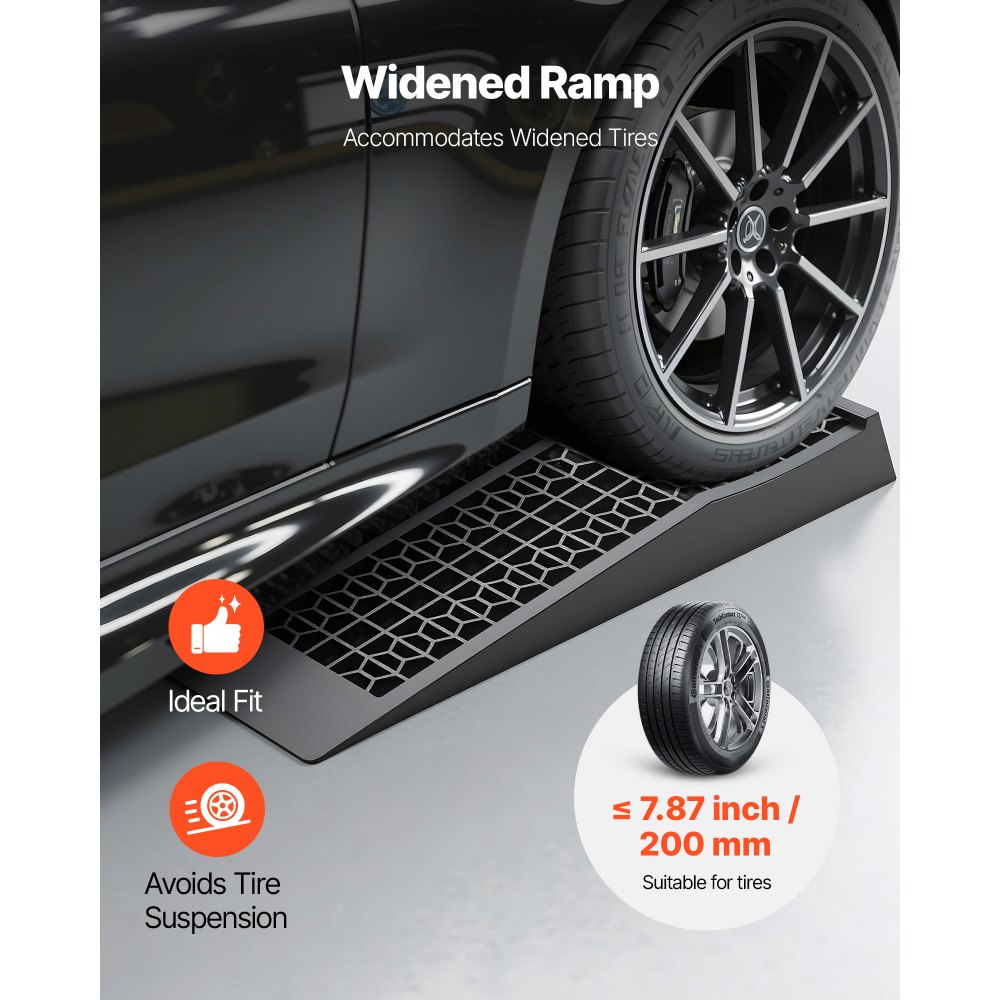 Ράμπες αυτοκινήτων VEVOR, 2 τεμάχια μικτού βάρους 9072 kg, ύψος ανύψωσης 65 mm, φορητές ράμπες χαμηλού προφίλ για συντήρηση γκαράζ σπιτιού και αλλαγή λαδιών, βαρέως τύπου για οχήματα χαμηλού σασί και γρύλο στήριξης Ράμπες αυτοκινήτων VEVOR, 2 τεμάχια μικτού βάρους 9072 kg, ύψος ανύψωσης 65 mm, φορητές ράμπες χαμηλού προφίλ για συντήρηση γκαράζ σπιτιού και αλλαγή λαδιών, βαρέως τύπου για οχήματα χαμηλού σασί και γρύλο στήριξης