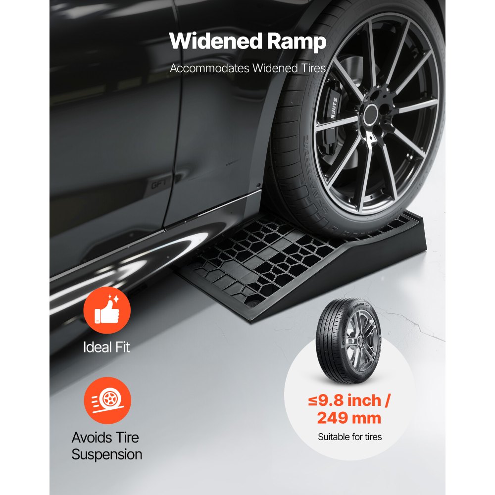 Ράμπες αυτοκινήτων VEVOR, 2 τεμάχια μικτού βάρους 9072 kg, ύψος ανύψωσης 66 mm, φορητές ράμπες χαμηλού προφίλ για συντήρηση γκαράζ σπιτιού και αλλαγή λαδιών, βαρέως τύπου για οχήματα χαμηλού σασί και γρύλο στήριξης Ράμπες αυτοκινήτων VEVOR, 2 τεμάχια μικτού βάρους 9072 kg, ύψος ανύψωσης 66 mm, φορητές ράμπες χαμηλού προφίλ για συντήρηση γκαράζ σπιτιού και αλλαγή λαδιών, βαρέως τύπου για οχήματα χαμηλού σασί και γρύλο στήριξης