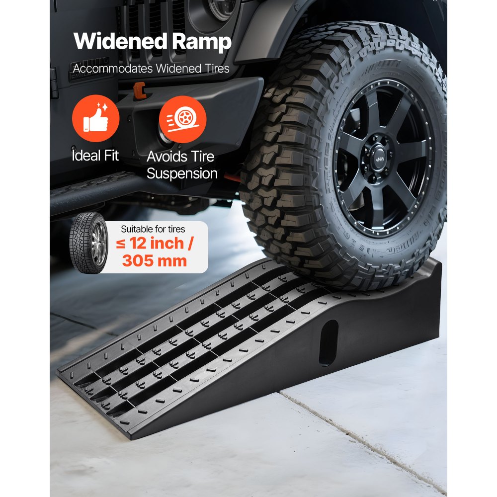 Ράμπες αυτοκινήτων VEVOR, 2 τεμάχια χωρητικότητας 5897 kg μικτού βάρους, ύψος ανύψωσης 155 mm, φορητές ράμπες σέρβις αυτοκινήτων υψηλού προφίλ για συντήρηση γκαράζ σπιτιού και αλλαγή λαδιών, βαρέως τύπου για επισκευή φορτηγών, SUV οχημάτων, μαύρο Ράμπες αυτοκινήτων VEVOR, 2 τεμάχια χωρητικότητας 5897 kg μικτού βάρους, ύψος ανύψωσης 155 mm, φορητές ράμπες σέρβις αυτοκινήτων υψηλού προφίλ για συντήρηση γκαράζ σπιτιού και αλλαγή λαδιών, βαρέως τύπου για επισκευή φορτηγών, SUV οχημάτων, μαύρο