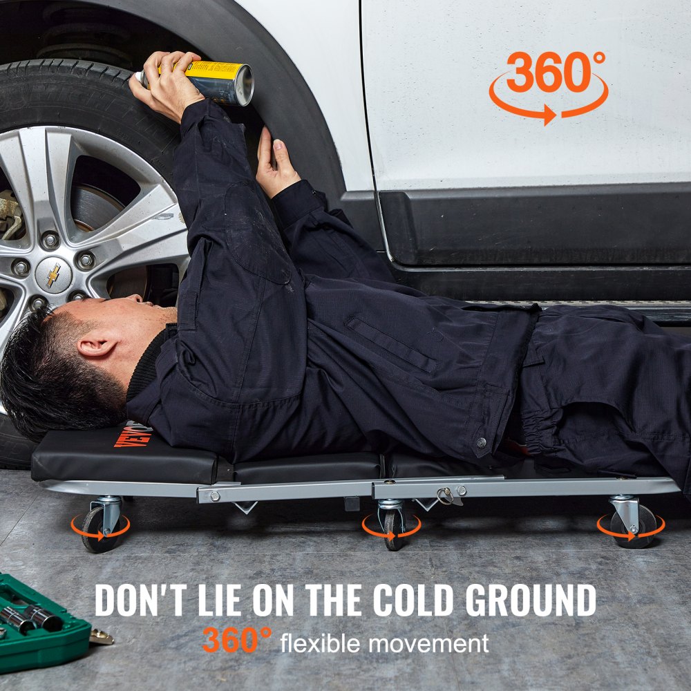 Κάθισμα VEVOR Z-Creeper, 2 σε 1 κυλιόμενο πτυσσόμενο σκαμπό/κρεβάτι αυτοκινήτου, μηχανικό σκαμπό χωρητικότητας 130 κιλών, χαμηλού προφίλ σκαμπό με 6 ρόδες για γκαράζ, κατάστημα, επισκευή αυτοκινήτου, ξαπλώστρα ή κάθισμα, μαύρο Κάθισμα VEVOR Z-Creeper, 2 σε 1 κυλιόμενο πτυσσόμενο σκαμπό/κρεβάτι αυτοκινήτου, μηχανικό σκαμπό χωρητικότητας 130 κιλών, χαμηλού προφίλ σκαμπό με 6 ρόδες για γκαράζ, κατάστημα, επισκευή αυτοκινήτου, ξαπλώστρα ή κάθισμα, μαύρο