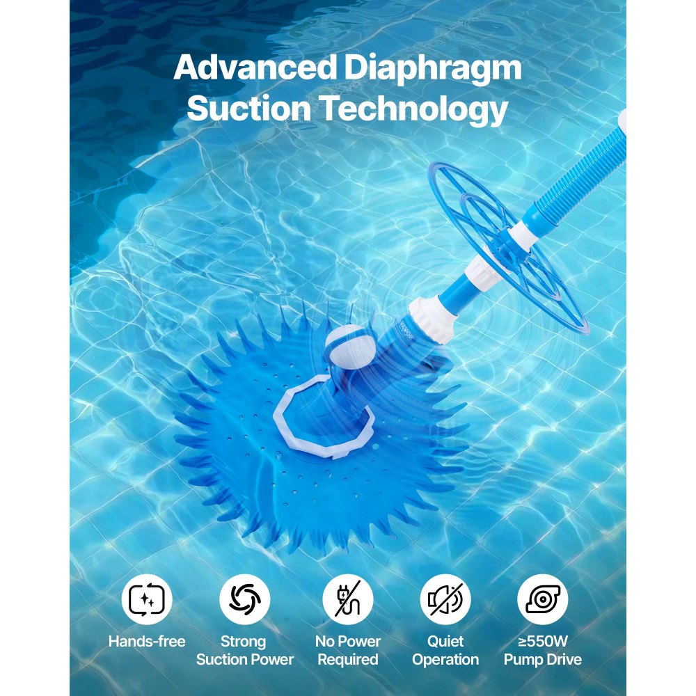 VEVOR Σκούπα Πισίνας με Αναρρόφηση, Αυτόματη Ηλεκτρική Σκούπα Πισίνας, Αυτόματη Σκούπα Πισίνας με Πλευρική Αναρρόφηση, Σκούπα Πισίνας με Αναρρόφηση με 12 Λάστιχα, για Ενδοδαπέδια και Υπέργεια Πισίνα Έως 609,6 x 1066,8 cm VEVOR Σκούπα Πισίνας με Αναρρόφηση, Αυτόματη Ηλεκτρική Σκούπα Πισίνας, Αυτόματη Σκούπα Πισίνας με Πλευρική Αναρρόφηση, Σκούπα Πισίνας με Αναρρόφηση με 12 Λάστιχα, για Ενδοδαπέδια και Υπέργεια Πισίνα Έως 609,6 x 1066,8 cm