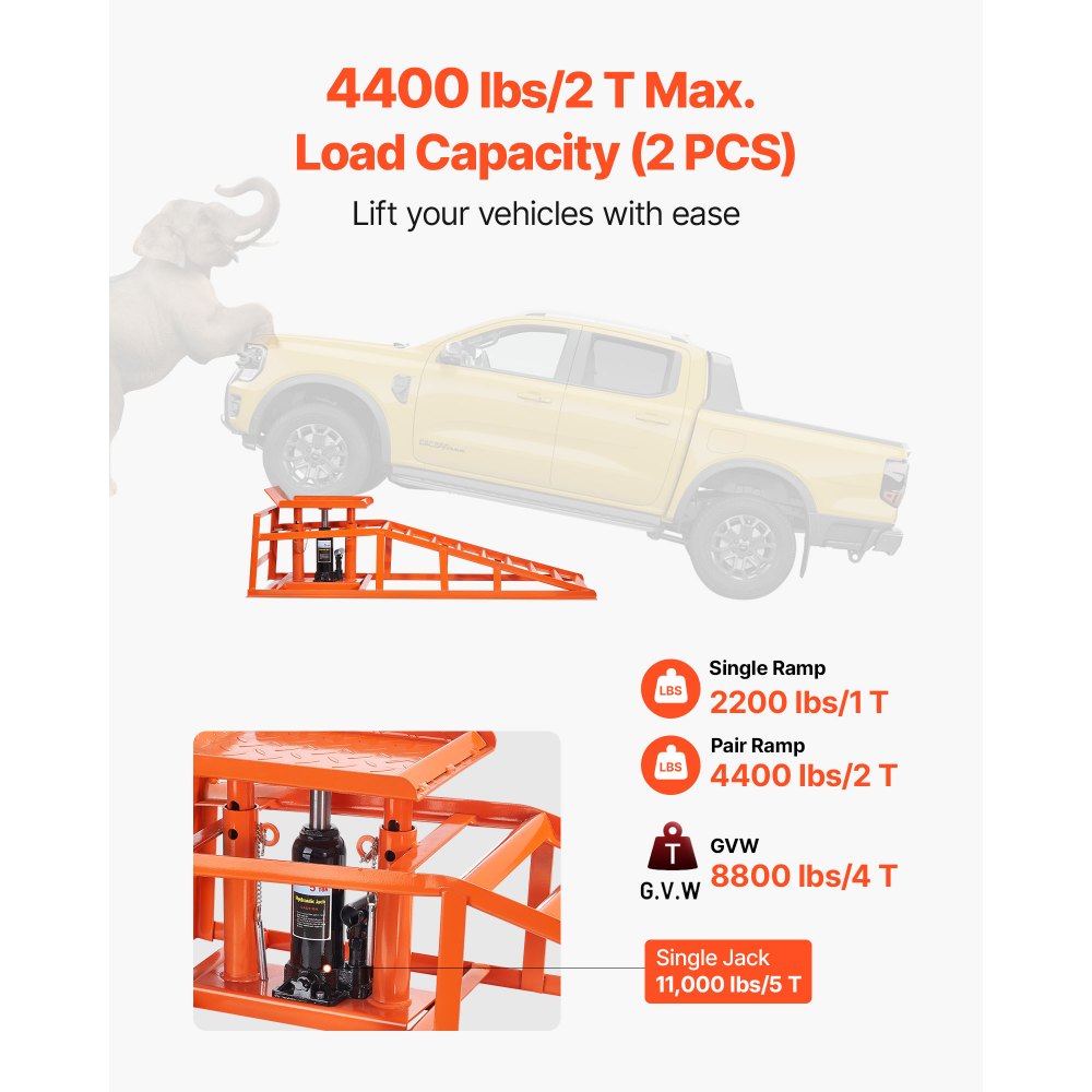 Υδραυλικές ράμπες αυτοκινήτων VEVOR, 2 τεμάχια 5T 11000 lbs, ύψος ανύψωσης 270-360 mm, υδραυλικές ράμπες βαρέως τύπου για οχήματα, φορητές ανυψωτικές μηχανές αυτοκινήτων για συντήρηση γκαράζ σπιτιού και αλλαγή λαδιών, επισκευή φορτηγών οχημάτων Υδραυλικές ράμπες αυτοκινήτων VEVOR, 2 τεμάχια 5T 11000 lbs, ύψος ανύψωσης 270-360 mm, υδραυλικές ράμπες βαρέως τύπου για οχήματα, φορητές ανυψωτικές μηχανές αυτοκινήτων για συντήρηση γκαράζ σπιτιού και αλλαγή λαδιών, επισκευή φορτηγών οχημάτων