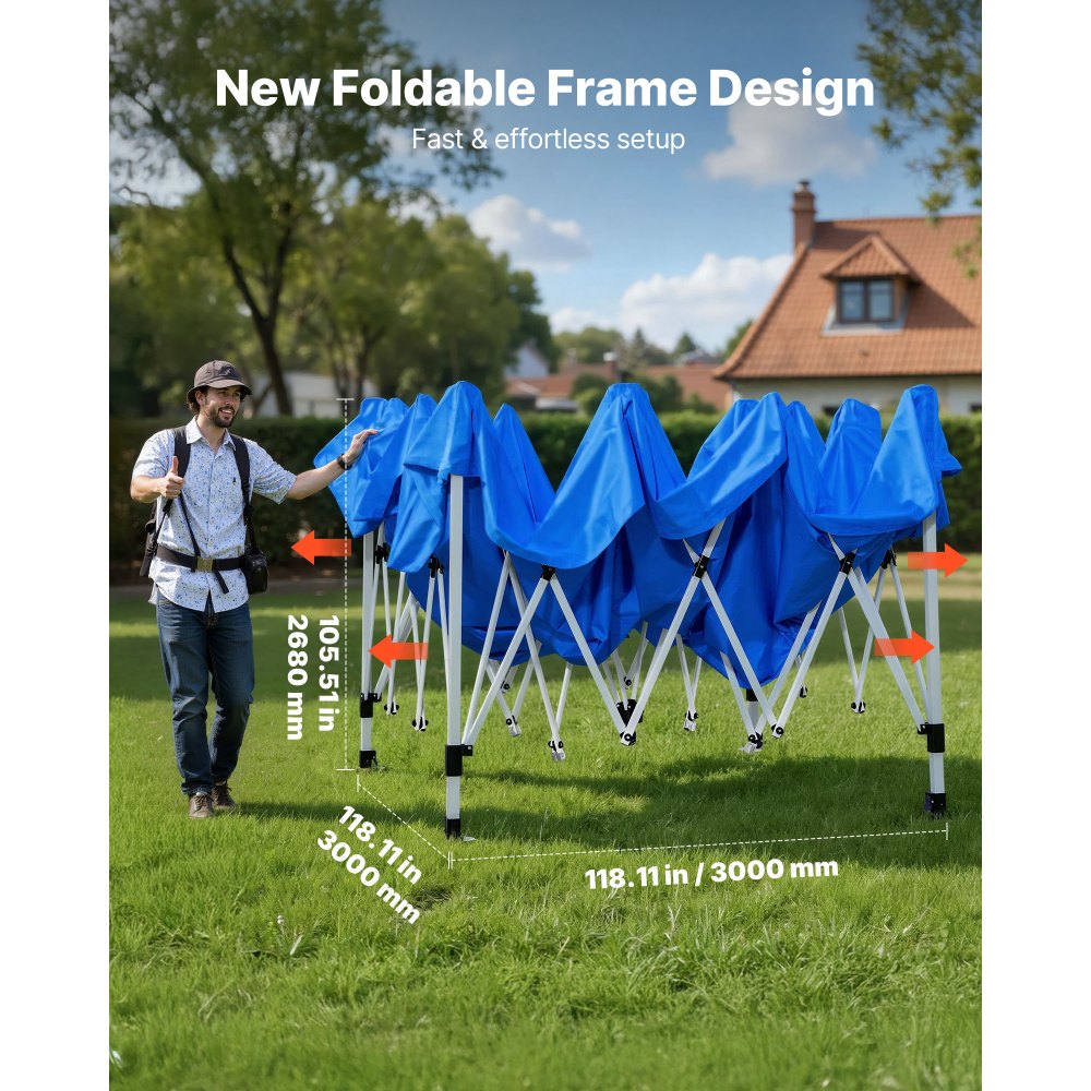 Φορητή σκηνή βαφής VEVOR, φορητή σκηνή ψεκασμού γκαράζ 2930 x 2930 x 1810mm, αδιάβροχη θήκη ψεκασμού με πτυσσόμενο πλαίσιο και 2 πλευρικά παράθυρα από πλέγμα για ανταλλακτικά αυτοκινήτων, έπιπλα, μοτοσικλέτα Φορητή σκηνή βαφής VEVOR, φορητή σκηνή ψεκασμού γκαράζ 2930 x 2930 x 1810mm, αδιάβροχη θήκη ψεκασμού με πτυσσόμενο πλαίσιο και 2 πλευρικά παράθυρα από πλέγμα για ανταλλακτικά αυτοκινήτων, έπιπλα, μοτοσικλέτα