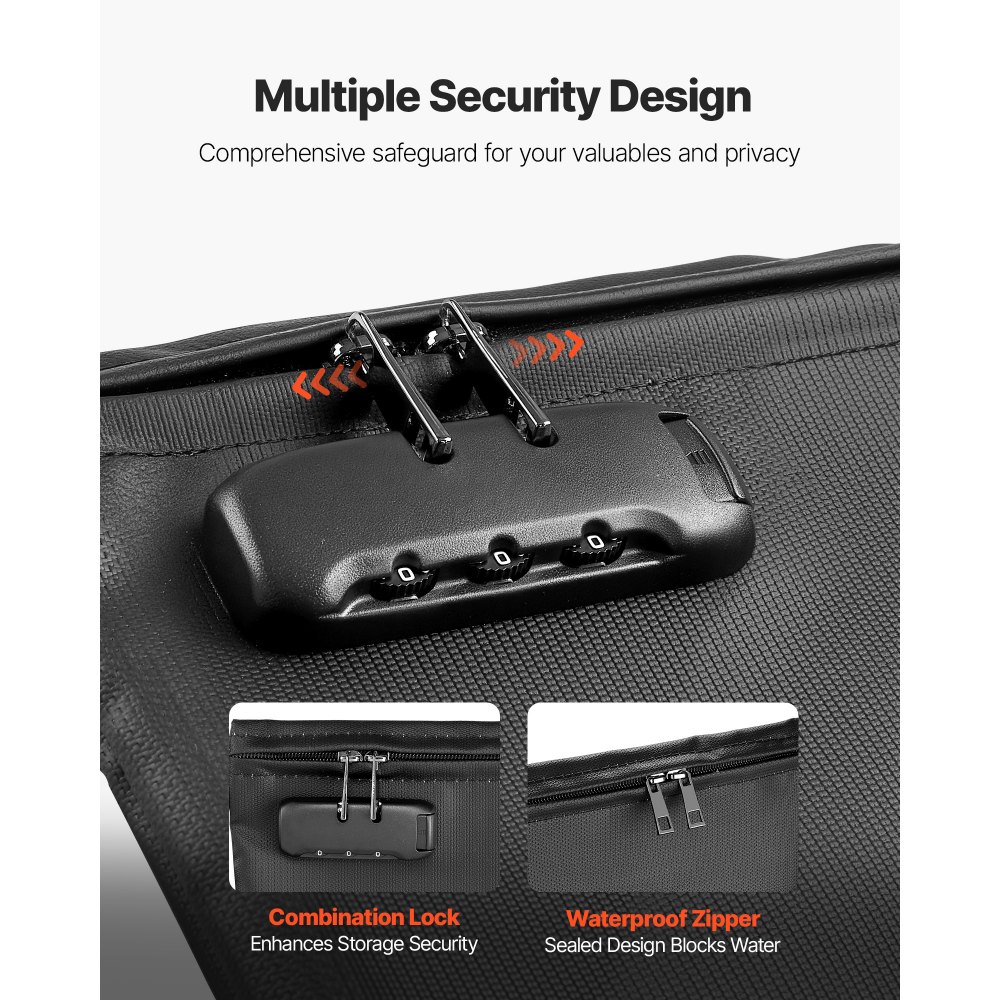 Πυρίμαχη τσάντα εγγράφων VEVOR, θερμομονωτική πυρίμαχη και αδιάβροχη τσάντα 1000 ℃ με κλειδαριά, φορητή αποθήκευση αρχείων, οργάνωση ασφαλείας, οικιακό γραφείο, χρήση ταξιδιού, για διαβατήρια, σημαντικά έγγραφα και αρχεία Πυρίμαχη τσάντα εγγράφων VEVOR, θερμομονωτική πυρίμαχη και αδιάβροχη τσάντα 1000 ℃ με κλειδαριά, φορητή αποθήκευση αρχείων, οργάνωση ασφαλείας, οικιακό γραφείο, χρήση ταξιδιού, για διαβατήρια, σημαντικά έγγραφα και αρχεία