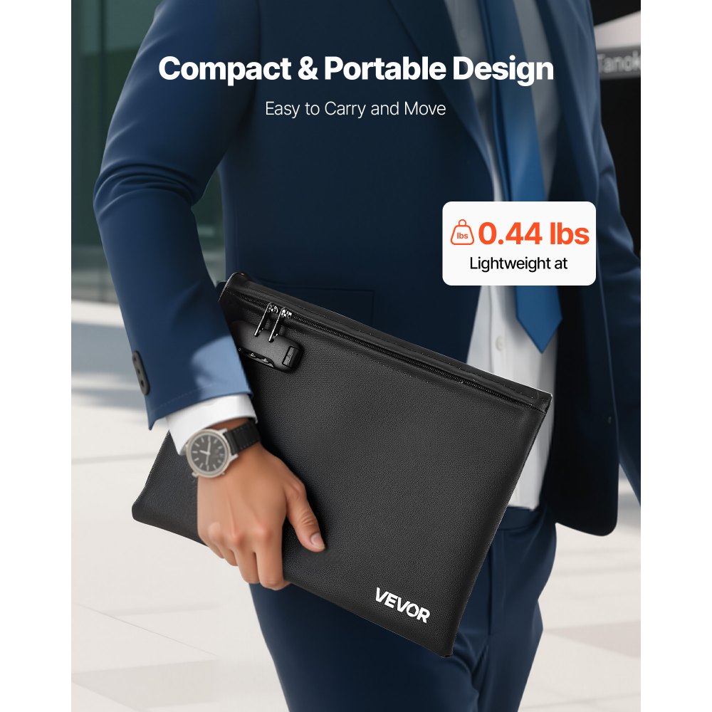 Πυρίμαχη τσάντα εγγράφων VEVOR, θερμομονωτική πυρίμαχη και αδιάβροχη τσάντα 1000 ℃ με κλειδαριά, φορητή αποθήκευση αρχείων, οργάνωση ασφαλείας, οικιακό γραφείο, χρήση ταξιδιού, για διαβατήρια, σημαντικά έγγραφα και αρχεία Πυρίμαχη τσάντα εγγράφων VEVOR, θερμομονωτική πυρίμαχη και αδιάβροχη τσάντα 1000 ℃ με κλειδαριά, φορητή αποθήκευση αρχείων, οργάνωση ασφαλείας, οικιακό γραφείο, χρήση ταξιδιού, για διαβατήρια, σημαντικά έγγραφα και αρχεία