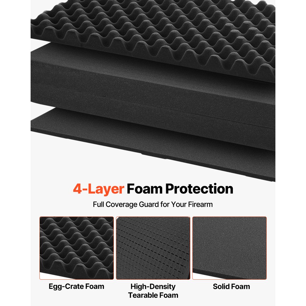 Θήκη σκληρού τυφεκίου VEVOR, θήκη τυφεκίου με κλειδαριά και προκομμένους αφρούς, αποθήκευση όπλου 1320 mm με ρόδες, αδιάβροχες και ανθεκτικές στη σκόνη θήκες πιστολιού IP67 για τυφέκια, κυνηγετικά όπλα, όπλα Airsoft, μαύρη Θήκη σκληρού τυφεκίου VEVOR, θήκη τυφεκίου με κλειδαριά και προκομμένους αφρούς, αποθήκευση όπλου 1320 mm με ρόδες, αδιάβροχες και ανθεκτικές στη σκόνη θήκες πιστολιού IP67 για τυφέκια, κυνηγετικά όπλα, όπλα Airsoft, μαύρη
