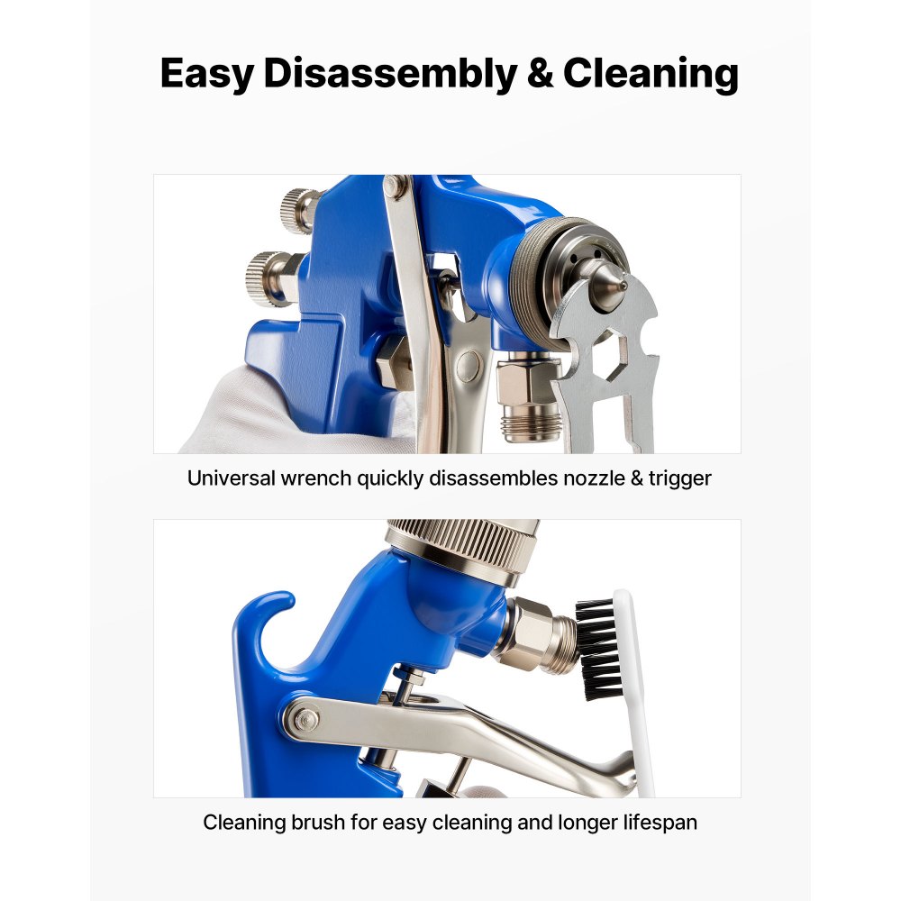 Πιστόλι ψεκασμού VEVOR Siphon Feed, Πιστόλι ψεκασμού αέρα υψηλής ψεκασμού, Ψεκαστήρας βαφής αυτοκινήτου 1000cc με ακροφύσιο 1,8 mm, ρυθμιζόμενη παροχή και όγκος αέρα για βάψιμο αυτοκινήτου, επίπλων, τοίχων, σπιτιού Πιστόλι ψεκασμού VEVOR Siphon Feed, Πιστόλι ψεκασμού αέρα υψηλής ψεκασμού, Ψεκαστήρας βαφής αυτοκινήτου 1000cc με ακροφύσιο 1,8 mm, ρυθμιζόμενη παροχή και όγκος αέρα για βάψιμο αυτοκινήτου, επίπλων, τοίχων, σπιτιού