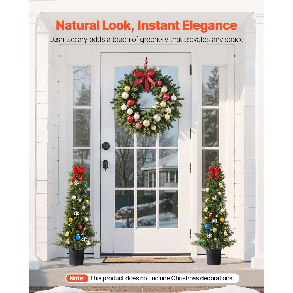 Τεχνητά Κέδροι VEVOR Topiary, Σετ 2 Φυτών Ψεύτικου Πεύκου 914 χιλ., Ψεύτικο Δέντρο Μεταξιού που Φαίνεται Αληθινό, Εύκολη Συναρμολόγηση για Διακόσμηση, Μπροστινή Βεράντα, Εξωτερική Αίθριο, Κήπος, Μπαλκόνι, Αυλή, Εσωτερικό Γραφείο Τεχνητά Κέδροι VEVOR Topiary, Σετ 2 Φυτών Ψεύτικου Πεύκου 914 χιλ., Ψεύτικο Δέντρο Μεταξιού που Φαίνεται Αληθινό, Εύκολη Συναρμολόγηση για Διακόσμηση, Μπροστινή Βεράντα, Εξωτερική Αίθριο, Κήπος, Μπαλκόνι, Αυλή, Εσωτερικό Γραφείο