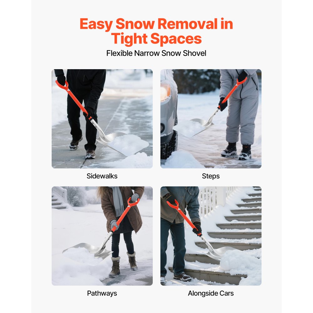 Φτυάρι χιονιού VEVOR για δρόμο, Φτυάρι χιονιού από κράμα αλουμινίου πλάτους 35 cm με λαβές σε σχήμα D, Φτυάρια εκχιονιστικού μεγάλης χωρητικότητας, Εργαλείο αφαίρεσης ελαφρού χιονιού για κήπο, αυτοκίνητο, κάμπινγκ Φτυάρι χιονιού VEVOR για δρόμο, Φτυάρι χιονιού από κράμα αλουμινίου πλάτους 35 cm με λαβές σε σχήμα D, Φτυάρια εκχιονιστικού μεγάλης χωρητικότητας, Εργαλείο αφαίρεσης ελαφρού χιονιού για κήπο, αυτοκίνητο, κάμπινγκ