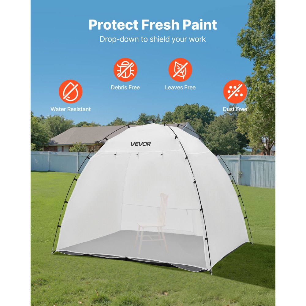 Φορητή σκηνή βαφής VEVOR, Σταθμός σκηνής βαφής 2330 x 1720 x 1900mm, Στέγαστρο ψεκασμού με ενσωματωμένο δάπεδο και πλέγμα, Μεγάλος χώρος, Σκηνές βαφής με ψεκασμό Oxford για ντουλάπια, καρέκλες, τραπέζια Φορητή σκηνή βαφής VEVOR, Σταθμός σκηνής βαφής 2330 x 1720 x 1900mm, Στέγαστρο ψεκασμού με ενσωματωμένο δάπεδο και πλέγμα, Μεγάλος χώρος, Σκηνές βαφής με ψεκασμό Oxford για ντουλάπια, καρέκλες, τραπέζια