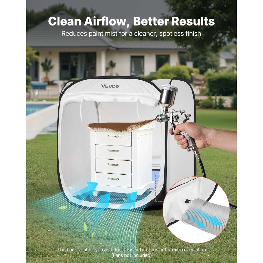 Φορητή σκηνή βαφής VEVOR, 720 x 725 x 750mm αναδυόμενη φορητή σκηνή βαφής με ψεκασμό με πόρτα πλέγματος, σκηνές βαφής με ψεκασμό για ντουλάπια, καρέκλες, μοντέλα, τραπέζια, αναδυόμενος σχεδιασμός, αποτελεσματική ροή αέρα Φορητή σκηνή βαφής VEVOR, 720 x 725 x 750mm αναδυόμενη φορητή σκηνή βαφής με ψεκασμό με πόρτα πλέγματος, σκηνές βαφής με ψεκασμό για ντουλάπια, καρέκλες, μοντέλα, τραπέζια, αναδυόμενος σχεδιασμός, αποτελεσματική ροή αέρα