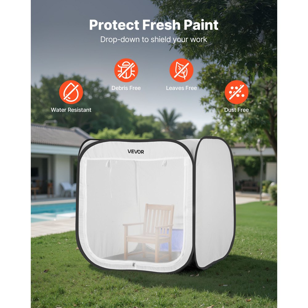 Φορητή σκηνή βαφής VEVOR, 720 x 725 x 750mm αναδυόμενη φορητή σκηνή βαφής με ψεκασμό με πόρτα πλέγματος, σκηνές βαφής με ψεκασμό για ντουλάπια, καρέκλες, μοντέλα, τραπέζια, αναδυόμενος σχεδιασμός, αποτελεσματική ροή αέρα Φορητή σκηνή βαφής VEVOR, 720 x 725 x 750mm αναδυόμενη φορητή σκηνή βαφής με ψεκασμό με πόρτα πλέγματος, σκηνές βαφής με ψεκασμό για ντουλάπια, καρέκλες, μοντέλα, τραπέζια, αναδυόμενος σχεδιασμός, αποτελεσματική ροή αέρα