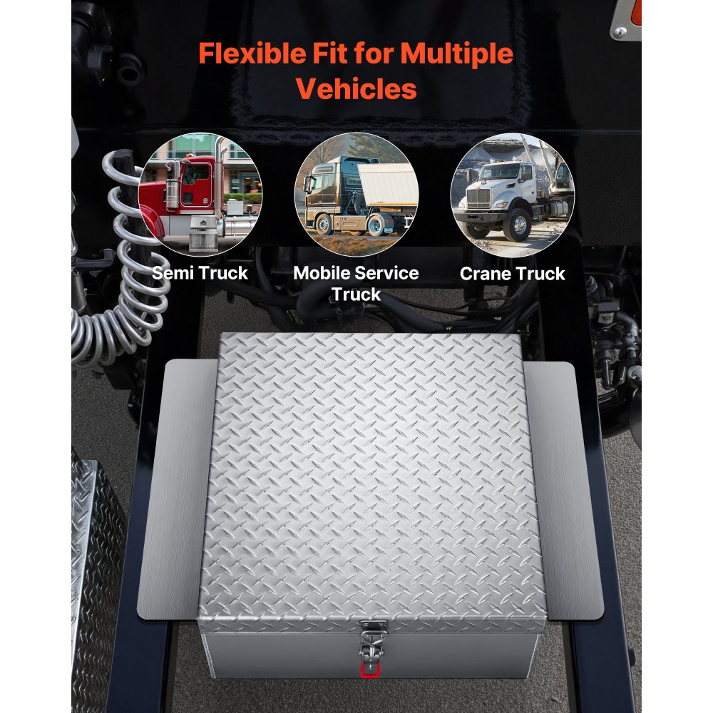 Εργαλειοθήκη VEVOR για καρότσα φορτηγού, βαρέως τύπου κουτί εργαλείων αλουμινίου με πλάκα διαμαντιών, κουτί αποθήκευσης με θήκη εργαλείων που υποστηρίζει έως και 100 kg, ιδανικό για φορτηγό, καρότσα φορτηγού, τροχόσπιτο, ρυμουλκούμενο, 770 x 610 x 230 mm, ασημί Εργαλειοθήκη VEVOR για καρότσα φορτηγού, βαρέως τύπου κουτί εργαλείων αλουμινίου με πλάκα διαμαντιών, κουτί αποθήκευσης με θήκη εργαλείων που υποστηρίζει έως και 100 kg, ιδανικό για φορτηγό, καρότσα φορτηγού, τροχόσπιτο, ρυμουλκούμενο, 770 x 610 x 230 mm, ασημί