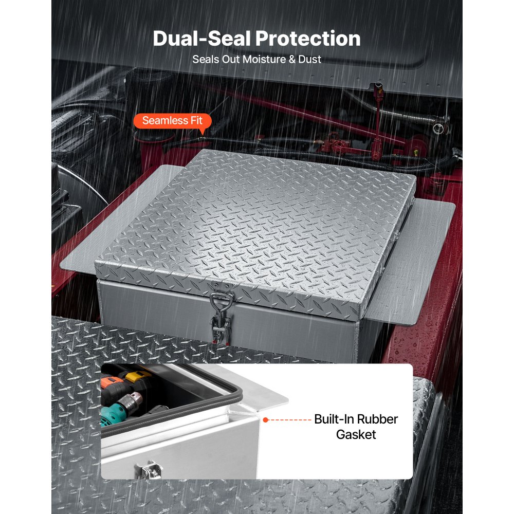 Εργαλειοθήκη VEVOR για καρότσα φορτηγού, βαρέως τύπου κουτί εργαλείων αλουμινίου με πλάκα διαμαντιών, κουτί αποθήκευσης με δυνατότητα οργάνωσης μπαούλου που υποστηρίζει έως και 100 kg, ιδανικό για φορτηγό, καρότσα φορτηγού, τροχόσπιτο, ρυμουλκούμενο, 770 x 610 x 310 mm, ασημί Εργαλειοθήκη VEVOR για καρότσα φορτηγού, βαρέως τύπου κουτί εργαλείων αλουμινίου με πλάκα διαμαντιών, κουτί αποθήκευσης με δυνατότητα οργάνωσης μπαούλου που υποστηρίζει έως και 100 kg, ιδανικό για φορτηγό, καρότσα φορτηγού, τροχόσπιτο, ρυμουλκούμενο, 770 x 610 x 310 mm, ασημί