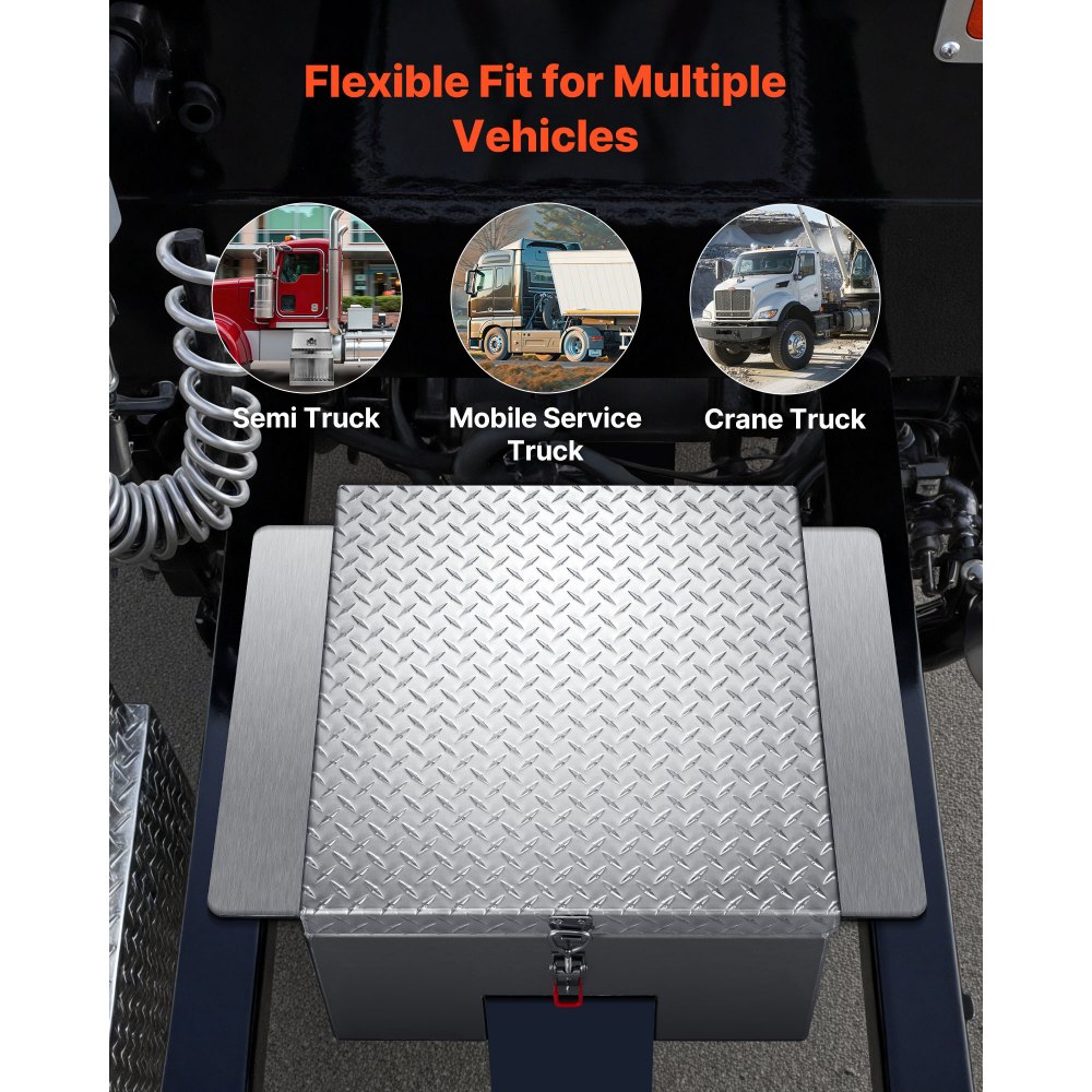 Εργαλειοθήκη VEVOR για καρότσα φορτηγού, βαρέως τύπου κουτί εργαλείων αλουμινίου με πλάκα διαμαντιών, κουτί αποθήκευσης με δυνατότητα οργάνωσης μπαούλου που υποστηρίζει έως και 100 kg, ιδανικό για φορτηγό, καρότσα φορτηγού, τροχόσπιτο, ρυμουλκούμενο, 770 x 610 x 310 mm, ασημί Εργαλειοθήκη VEVOR για καρότσα φορτηγού, βαρέως τύπου κουτί εργαλείων αλουμινίου με πλάκα διαμαντιών, κουτί αποθήκευσης με δυνατότητα οργάνωσης μπαούλου που υποστηρίζει έως και 100 kg, ιδανικό για φορτηγό, καρότσα φορτηγού, τροχόσπιτο, ρυμουλκούμενο, 770 x 610 x 310 mm, ασημί