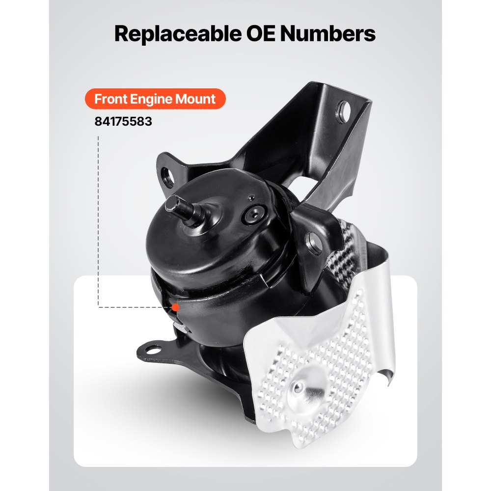 Αντικατάσταση βάσης κινητήρα VEVOR, αριστερή μπροστινή βάση κινητήρα, συμβατή με Chevrolet Silverado 1500 5.3L V8 2014–2018, Ασφαλής στήριξη, Ανθεκτική κατασκευή αλουμινίου, Μαύρο Αντικατάσταση βάσης κινητήρα VEVOR, αριστερή μπροστινή βάση κινητήρα, συμβατή με Chevrolet Silverado 1500 5.3L V8 2014–2018, Ασφαλής στήριξη, Ανθεκτική κατασκευή αλουμινίου, Μαύρο