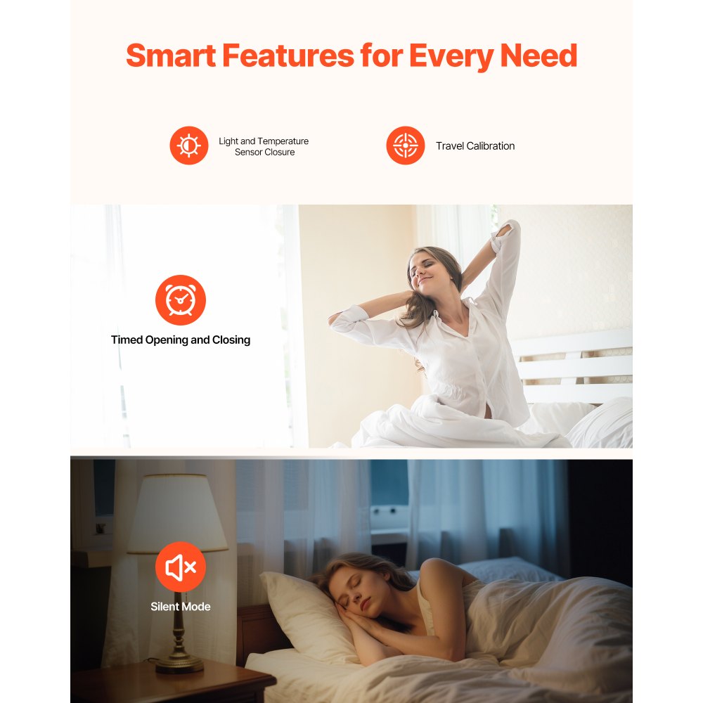 Αυτόματο ανοιχτήρι κουρτινών VEVOR, εφαρμογή και τηλεχειριστήριο, συμπεριλαμβάνεται Hub, ηλεκτρικό έξυπνο ανοιχτήρι κουρτινών συμβατό με Alexa και Google Home, χρονισμένο άνοιγμα και κλείσιμο, αθόρυβη λειτουργία, για ρωμαϊκές ράβδους Αυτόματο ανοιχτήρι κουρτινών VEVOR, εφαρμογή και τηλεχειριστήριο, συμπεριλαμβάνεται Hub, ηλεκτρικό έξυπνο ανοιχτήρι κουρτινών συμβατό με Alexa και Google Home, χρονισμένο άνοιγμα και κλείσιμο, αθόρυβη λειτουργία, για ρωμαϊκές ράβδους