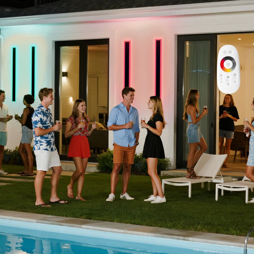 VEVOR Εξωτερικά Φωτιστικά Τοίχου, Πακέτο των 2, Μοντέρνα Φωτιστικά Τοίχου RGB μήκους 1000 mm, 2700K-6000K, IP65 Αδιάβροχο, Αντισκωριακό, Ρυθμιζόμενο Εξωτερικό Φωτιστικό Τοίχου, για Βεράντα Σπιτιού ή Γκαράζ VEVOR Εξωτερικά Φωτιστικά Τοίχου, Πακέτο των 2, Μοντέρνα Φωτιστικά Τοίχου RGB μήκους 1000 mm, 2700K-6000K, IP65 Αδιάβροχο, Αντισκωριακό, Ρυθμιζόμενο Εξωτερικό Φωτιστικό Τοίχου, για Βεράντα Σπιτιού ή Γκαράζ