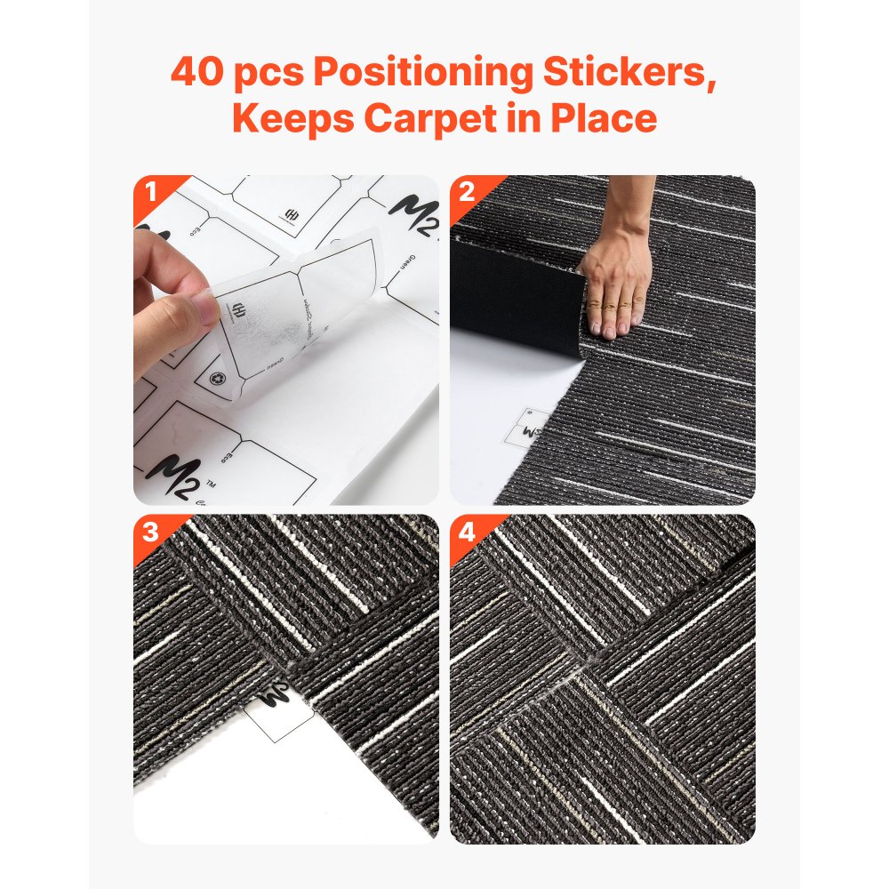 Πλακάκια χαλιού VEVOR Επαναχρησιμοποιούμενα 610x610 mm, 24 τεμάχια αρθρωτό τετράγωνο χαλί, Εμπορικό δάπεδο με μαλακή επένδυση για κάλυψη χωρίς ραφές 8,9㎡, Εύκολη αντικατάσταση DIY για σαλόνι, υπνοδωμάτιο, γραφείο, εσωτερικό, γκρι Πλακάκια χαλιού VEVOR Επαναχρησιμοποιούμενα 610x610 mm, 24 τεμάχια αρθρωτό τετράγωνο χαλί, Εμπορικό δάπεδο με μαλακή επένδυση για κάλυψη χωρίς ραφές 8,9㎡, Εύκολη αντικατάσταση DIY για σαλόνι, υπνοδωμάτιο, γραφείο, εσωτερικό, γκρι