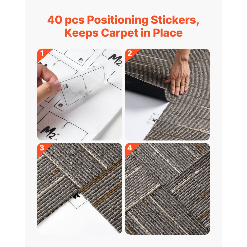 Πλακάκια χαλιού VEVOR Επαναχρησιμοποιούμενα 610x610 mm, 24 τεμάχια αρθρωτό τετράγωνο χαλί, Εμπορικό δάπεδο με μαλακή επένδυση για κάλυψη χωρίς ραφές 8,9㎡, Εύκολη αντικατάσταση DIY για σαλόνι, υπνοδωμάτιο, γραφείο, εσωτερικό, σκούρο καφέ Πλακάκια χαλιού VEVOR Επαναχρησιμοποιούμενα 610x610 mm, 24 τεμάχια αρθρωτό τετράγωνο χαλί, Εμπορικό δάπεδο με μαλακή επένδυση για κάλυψη χωρίς ραφές 8,9㎡, Εύκολη αντικατάσταση DIY για σαλόνι, υπνοδωμάτιο, γραφείο, εσωτερικό, σκούρο καφέ