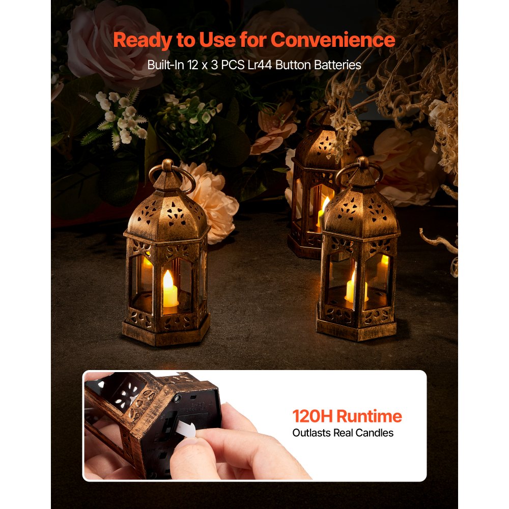 VEVOR 12 τεμάχια διακοσμητικό φανάρι κεριού, ηλεκτρικό κερί LED χωρίς φλόγα, πλαστική θήκη LED με γυαλί, κρεμαστά φανάρια εσωτερικής βεράντας για τραπέζι γάμου, πάρτι, αγρόκτημα, εσωτερική διακόσμηση, χάλκινο VEVOR 12 τεμάχια διακοσμητικό φανάρι κεριού, ηλεκτρικό κερί LED χωρίς φλόγα, πλαστική θήκη LED με γυαλί, κρεμαστά φανάρια εσωτερικής βεράντας για τραπέζι γάμου, πάρτι, αγρόκτημα, εσωτερική διακόσμηση, χάλκινο