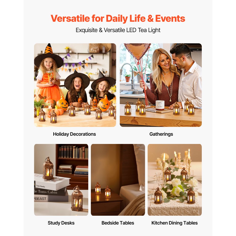 VEVOR 12 τεμάχια διακοσμητικό φανάρι κεριού, ηλεκτρικό κερί LED χωρίς φλόγα, πλαστική θήκη LED με γυαλί, κρεμαστά φανάρια εσωτερικής βεράντας για τραπέζι γάμου, πάρτι, αγρόκτημα, εσωτερική διακόσμηση, χάλκινο VEVOR 12 τεμάχια διακοσμητικό φανάρι κεριού, ηλεκτρικό κερί LED χωρίς φλόγα, πλαστική θήκη LED με γυαλί, κρεμαστά φανάρια εσωτερικής βεράντας για τραπέζι γάμου, πάρτι, αγρόκτημα, εσωτερική διακόσμηση, χάλκινο