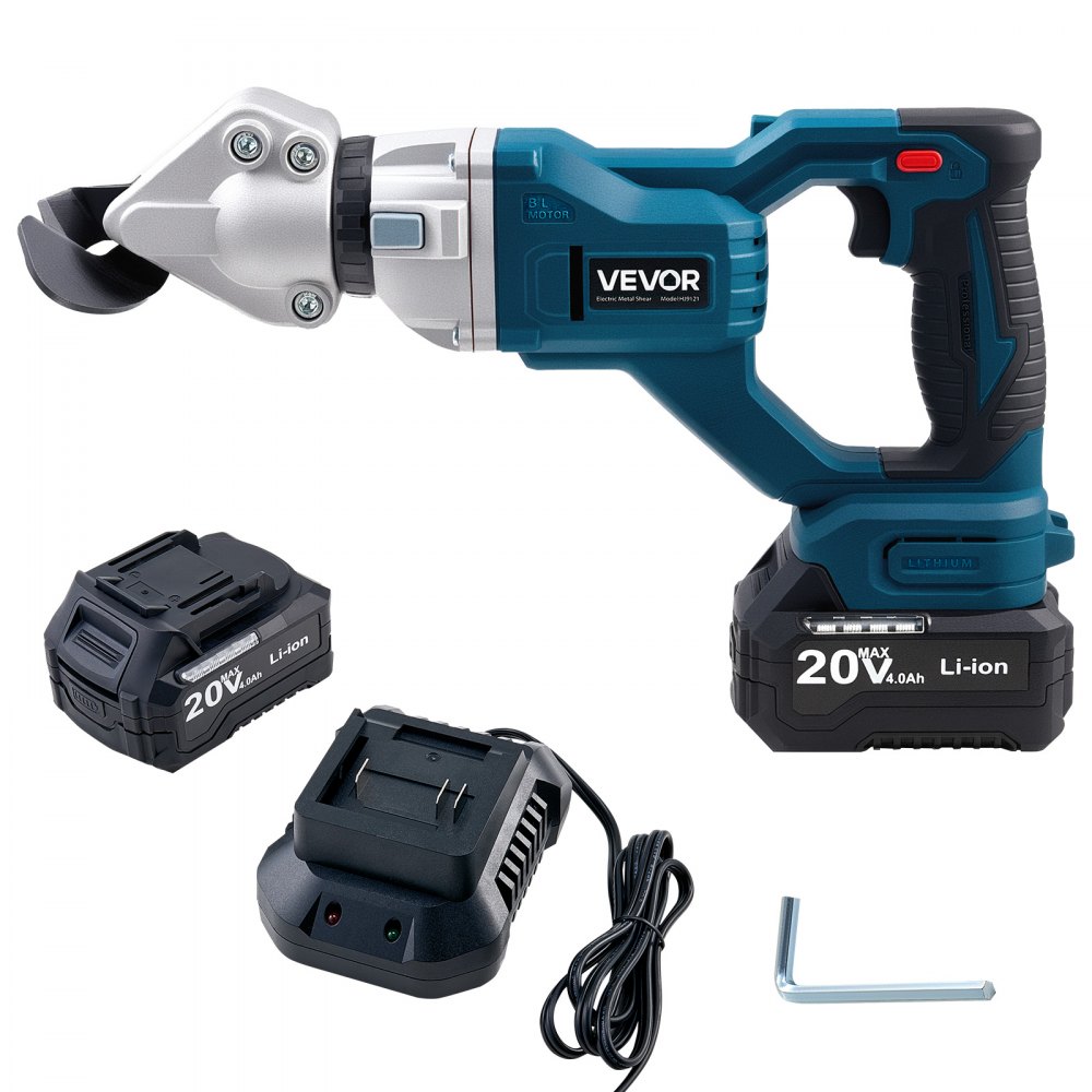 Ψαλίδι Μετάλλου VEVOR, Ασύρματο Κόφτης Λαμαρινιού με Κεφαλή Περιστροφής 360 Μοιρών, Διπλές Λεπίδες, 220VAC 20VDC, Κόβει 1,22 mm Γαλβανισμένο Χάλυβα, 1 mm Ανοξείδωτο Χάλυβα, Αλουμίνιο, Πλαστικό, Χαρτόνι, 2800SPM Ψαλίδι Μετάλλου VEVOR, Ασύρματο Κόφτης Λαμαρινιού με Κεφαλή Περιστροφής 360 Μοιρών, Διπλές Λεπίδες, 220VAC 20VDC, Κόβει 1,22 mm Γαλβανισμένο Χάλυβα, 1 mm Ανοξείδωτο Χάλυβα, Αλουμίνιο, Πλαστικό, Χαρτόνι, 2800SPM