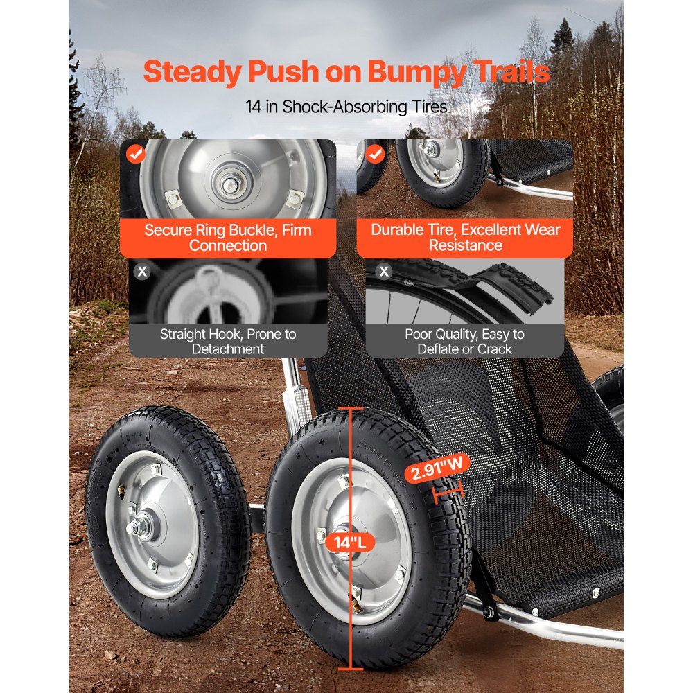 Καρότσια θηραμάτων VEVOR για κυνήγι, καρότσι μεταφοράς ελαφιών 500 λιβρών, καρότσι με ερπυστριοφόρο όχημα βαρέως τύπου, πτυσσόμενο καρότσι μεταφοράς ελαφιών παντός εδάφους με ελαστικά απορρόφησης κραδασμών, καρότσι βοηθητικού εξοπλισμού για κυνήγι και ψάρεμα, πεζοπορία Καρότσια θηραμάτων VEVOR για κυνήγι, καρότσι μεταφοράς ελαφιών 500 λιβρών, καρότσι με ερπυστριοφόρο όχημα βαρέως τύπου, πτυσσόμενο καρότσι μεταφοράς ελαφιών παντός εδάφους με ελαστικά απορρόφησης κραδασμών, καρότσι βοηθητικού εξοπλισμού για κυνήγι και ψάρεμα, πεζοπορία