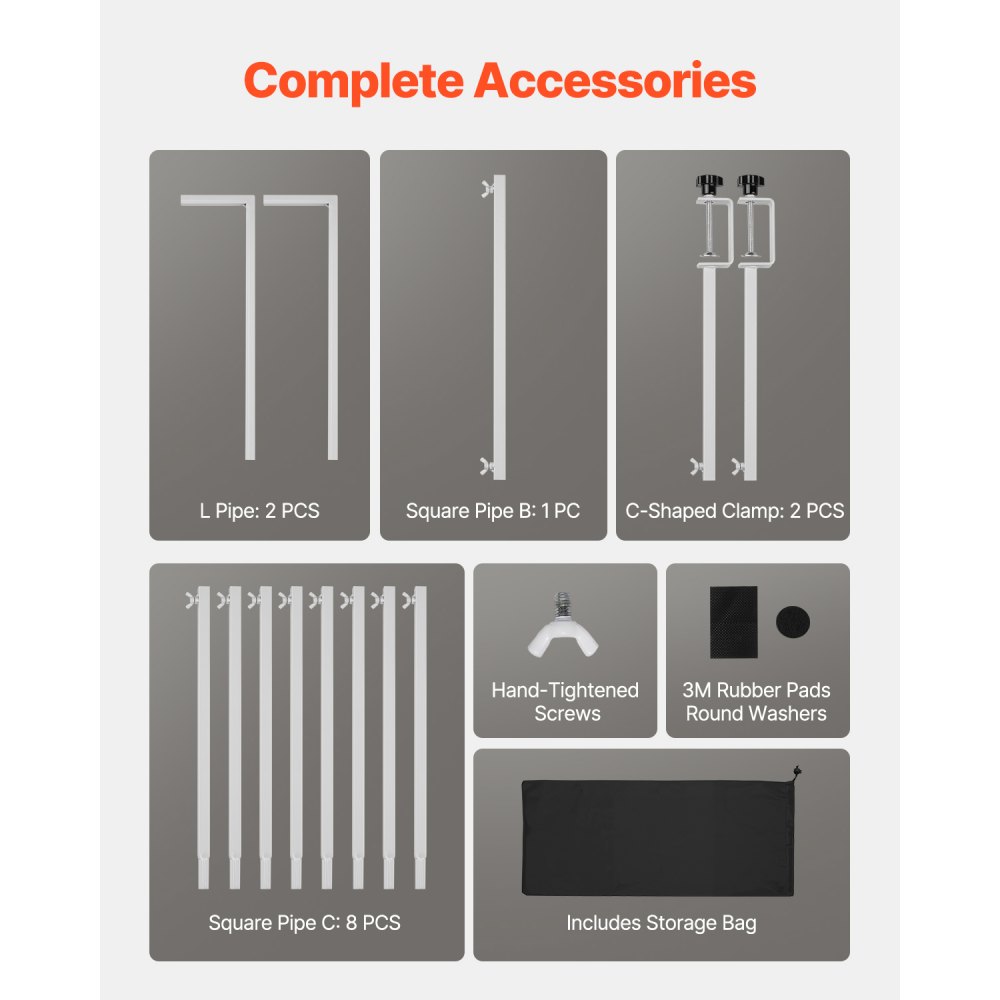 Βάση επιτραπέζιας αψίδας VEVOR με σφιγκτήρες, ύψος 13"-42" και ρυθμιζόμενο μήκος 28"-98", μεταλλική βάση επιτραπέζιας αψίδας, επιτραπέζια αψίδα με μπαλόνι για χριστουγεννιάτικες διακοσμήσεις γάμου, πάρτι γενεθλίων, λευκό Βάση επιτραπέζιας αψίδας VEVOR με σφιγκτήρες, ύψος 13"-42" και ρυθμιζόμενο μήκος 28"-98", μεταλλική βάση επιτραπέζιας αψίδας, επιτραπέζια αψίδα με μπαλόνι για χριστουγεννιάτικες διακοσμήσεις γάμου, πάρτι γενεθλίων, λευκό