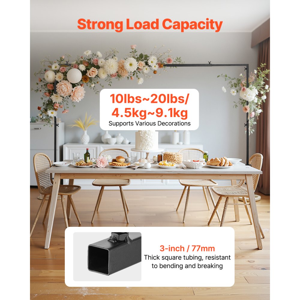 Βάση επιτραπέζιας αψίδας VEVOR με σφιγκτήρες, ύψος 13"-42" και ρυθμιζόμενο μήκος 28"-98", μεταλλική βάση επιτραπέζιας αψίδας, επιτραπέζια αψίδα με μπαλόνι για χριστουγεννιάτικες διακοσμήσεις γάμου, πάρτι γενεθλίων, μαύρη Βάση επιτραπέζιας αψίδας VEVOR με σφιγκτήρες, ύψος 13"-42" και ρυθμιζόμενο μήκος 28"-98", μεταλλική βάση επιτραπέζιας αψίδας, επιτραπέζια αψίδα με μπαλόνι για χριστουγεννιάτικες διακοσμήσεις γάμου, πάρτι γενεθλίων, μαύρη