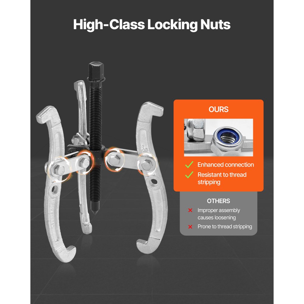 Σετ εξολκέων γραναζιών VEVOR, εξολκέας ρουλεμάν 3 σιαγόνων 76,2 mm/101,6 mm/152,4 mm/203,2 mm με αναστρέψιμες σιαγόνες, εξολκέας τροχαλίας 2 σιαγόνων/3 σιαγόνων, κιτ εργαλείων εξολκέα ρουλεμάν 4 τεμαχίων για αφαίρεση σφονδύλου ρουλεμάν γραναζιού τροχαλίας Σετ εξολκέων γραναζιών VEVOR, εξολκέας ρουλεμάν 3 σιαγόνων 76,2 mm/101,6 mm/152,4 mm/203,2 mm με αναστρέψιμες σιαγόνες, εξολκέας τροχαλίας 2 σιαγόνων/3 σιαγόνων, κιτ εργαλείων εξολκέα ρουλεμάν 4 τεμαχίων για αφαίρεση σφονδύλου ρουλεμάν γραναζιού τροχαλίας