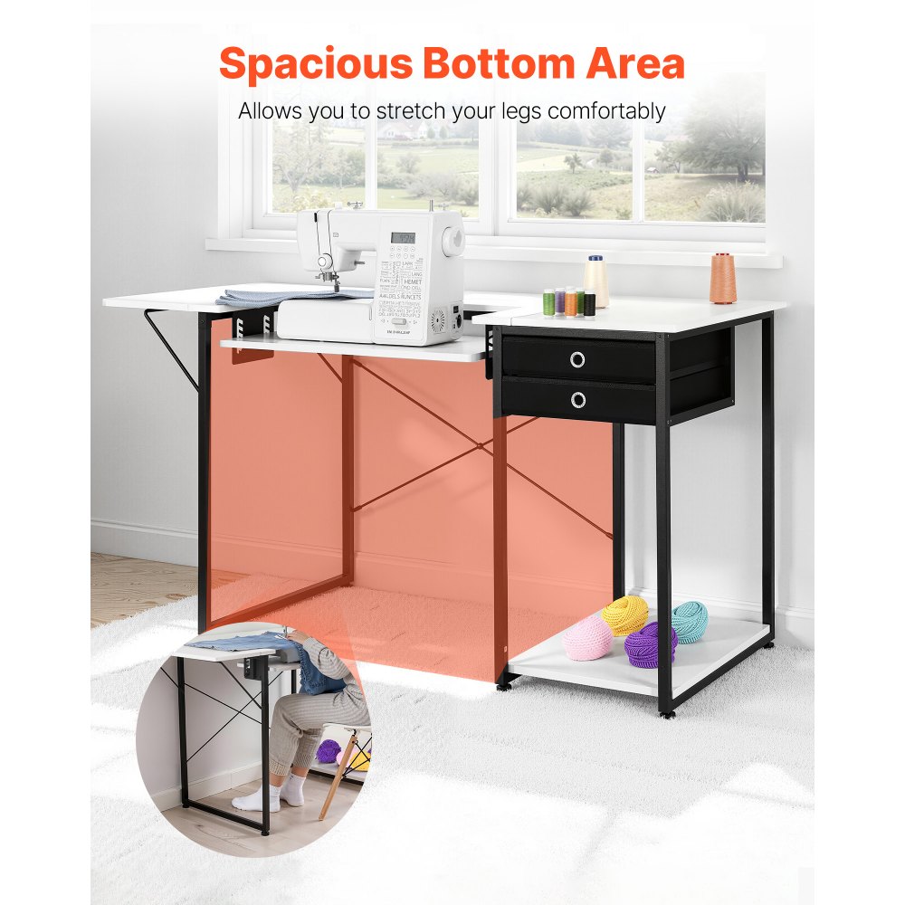 Τραπέζι Ραπτικής VEVOR, Τραπέζι Ραπτομηχανής Πολλαπλών Χρήσεων με Συρτάρια, Πτυσσόμενο Πλαϊνό Ράφι, Ρυθμιζόμενο Ράφι, Ατσάλινα Πόδια, Γραφείο Υπολογιστή για το Σπίτι, Στούντιο Μόδας, Στούντιο Τέχνης, Εκπαιδευτικό Ίδρυμα Τραπέζι Ραπτικής VEVOR, Τραπέζι Ραπτομηχανής Πολλαπλών Χρήσεων με Συρτάρια, Πτυσσόμενο Πλαϊνό Ράφι, Ρυθμιζόμενο Ράφι, Ατσάλινα Πόδια, Γραφείο Υπολογιστή για το Σπίτι, Στούντιο Μόδας, Στούντιο Τέχνης, Εκπαιδευτικό Ίδρυμα